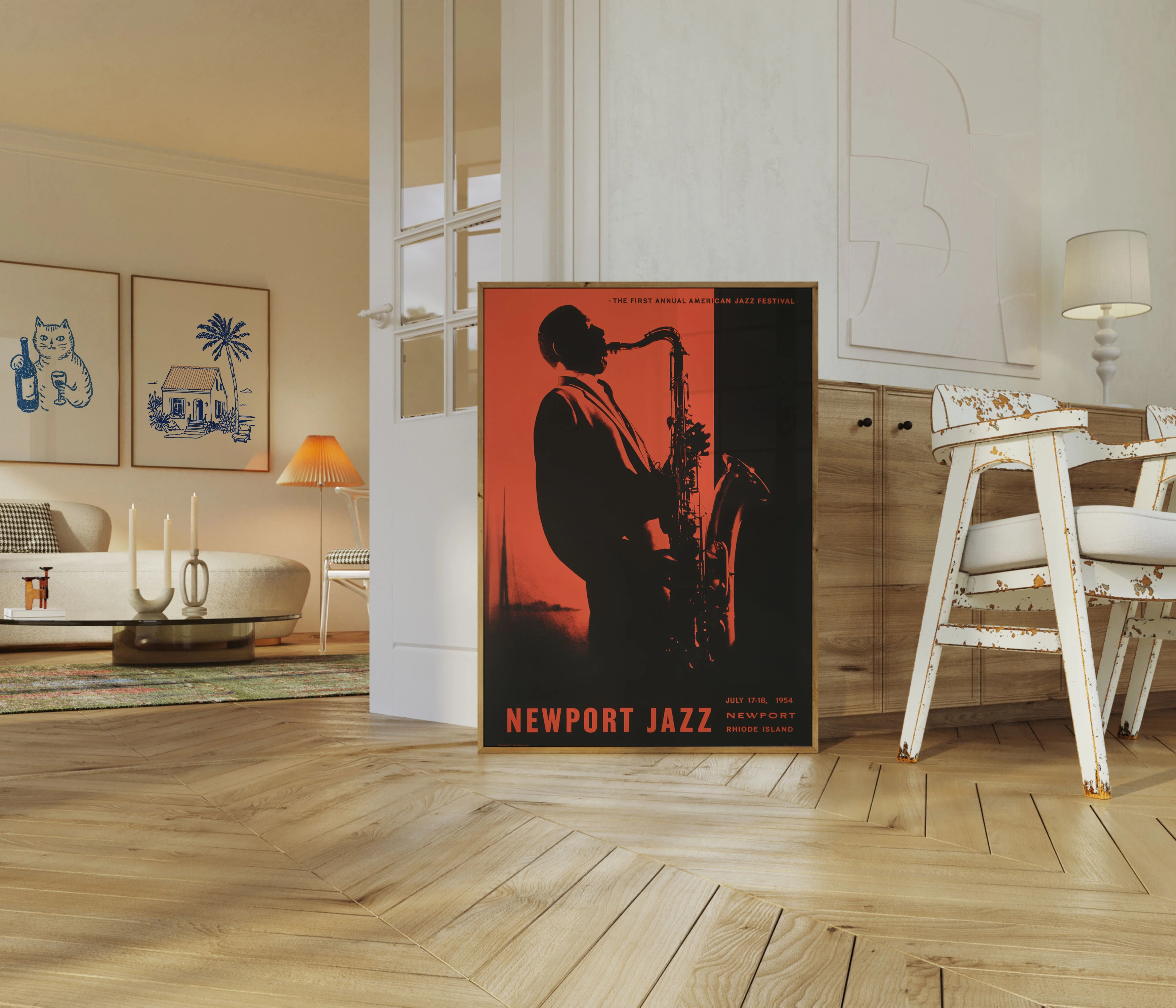 Newport Jazz Festival 1954 Poster - Image 5