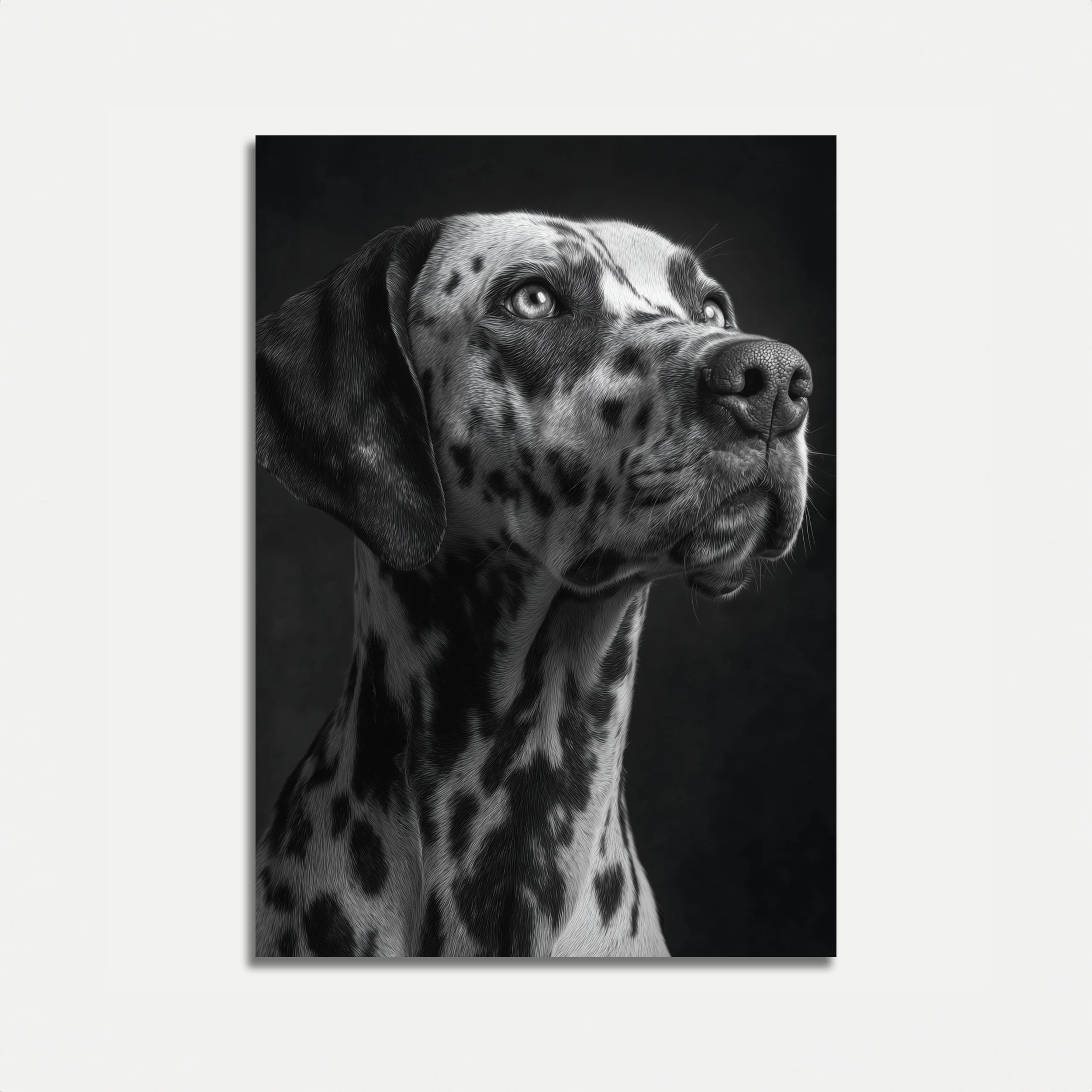 Noble Dalmatian Profile Poster