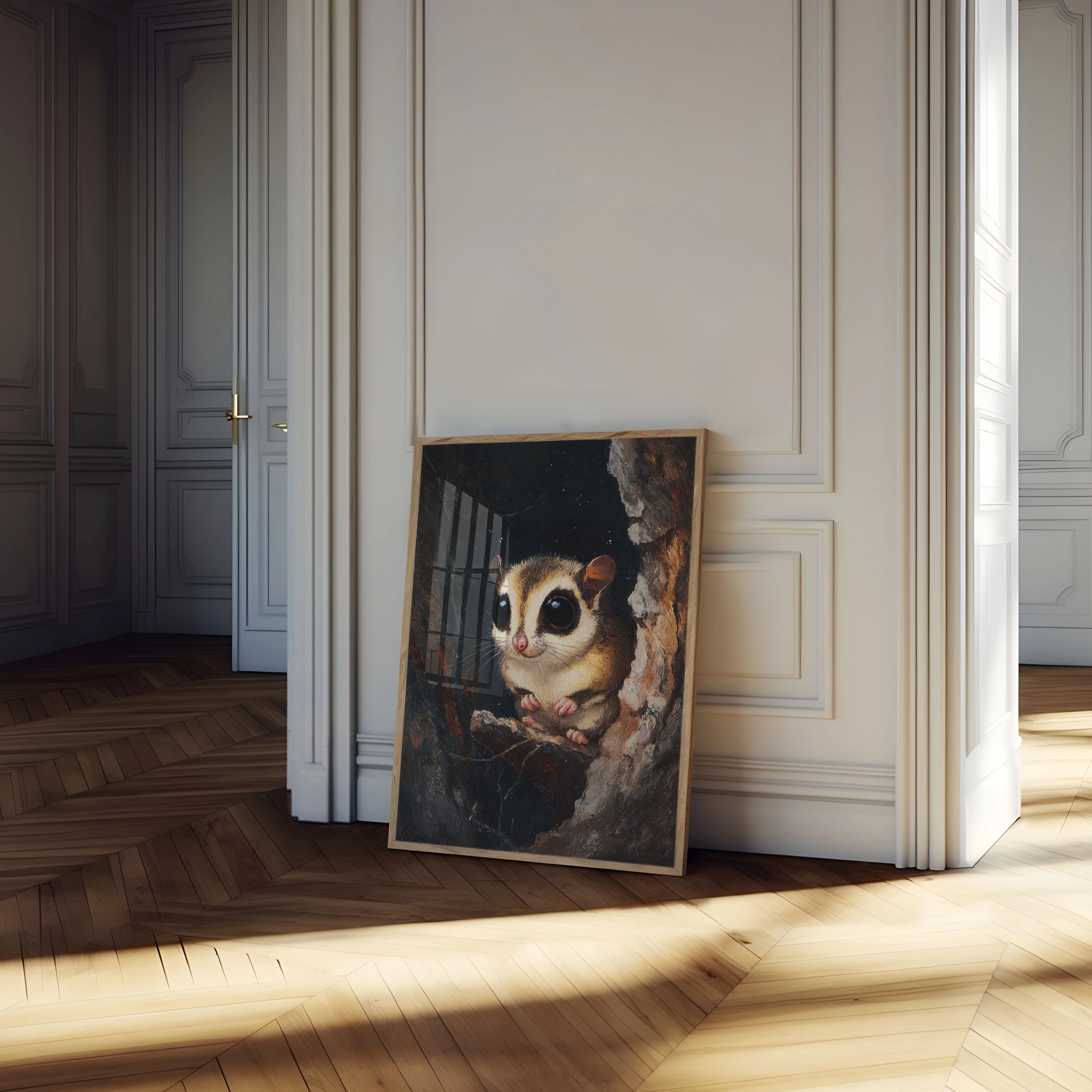 Nocturnal Sugar Glider Night Poster - Image 4