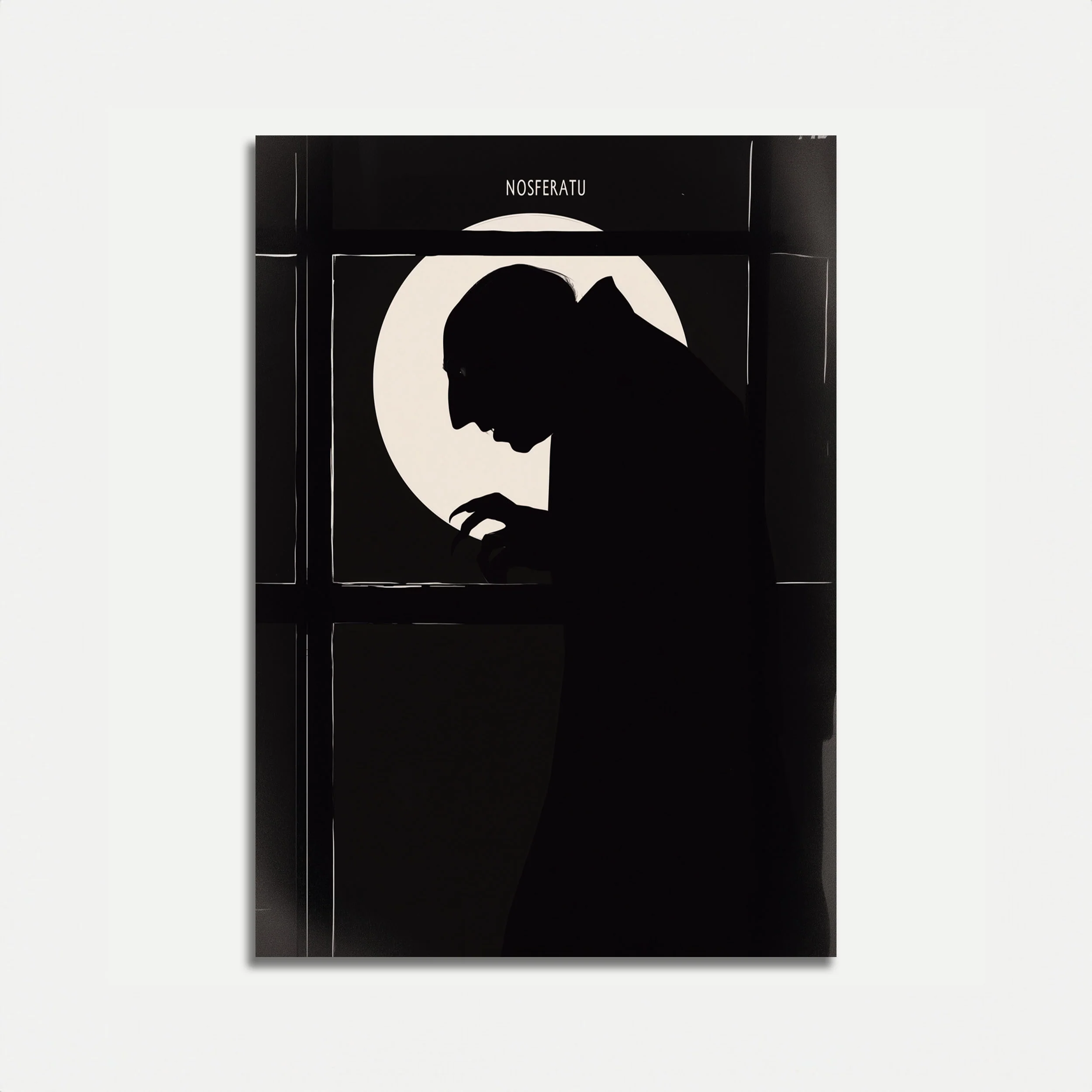 Nosferatu Silhouette Moon Poster