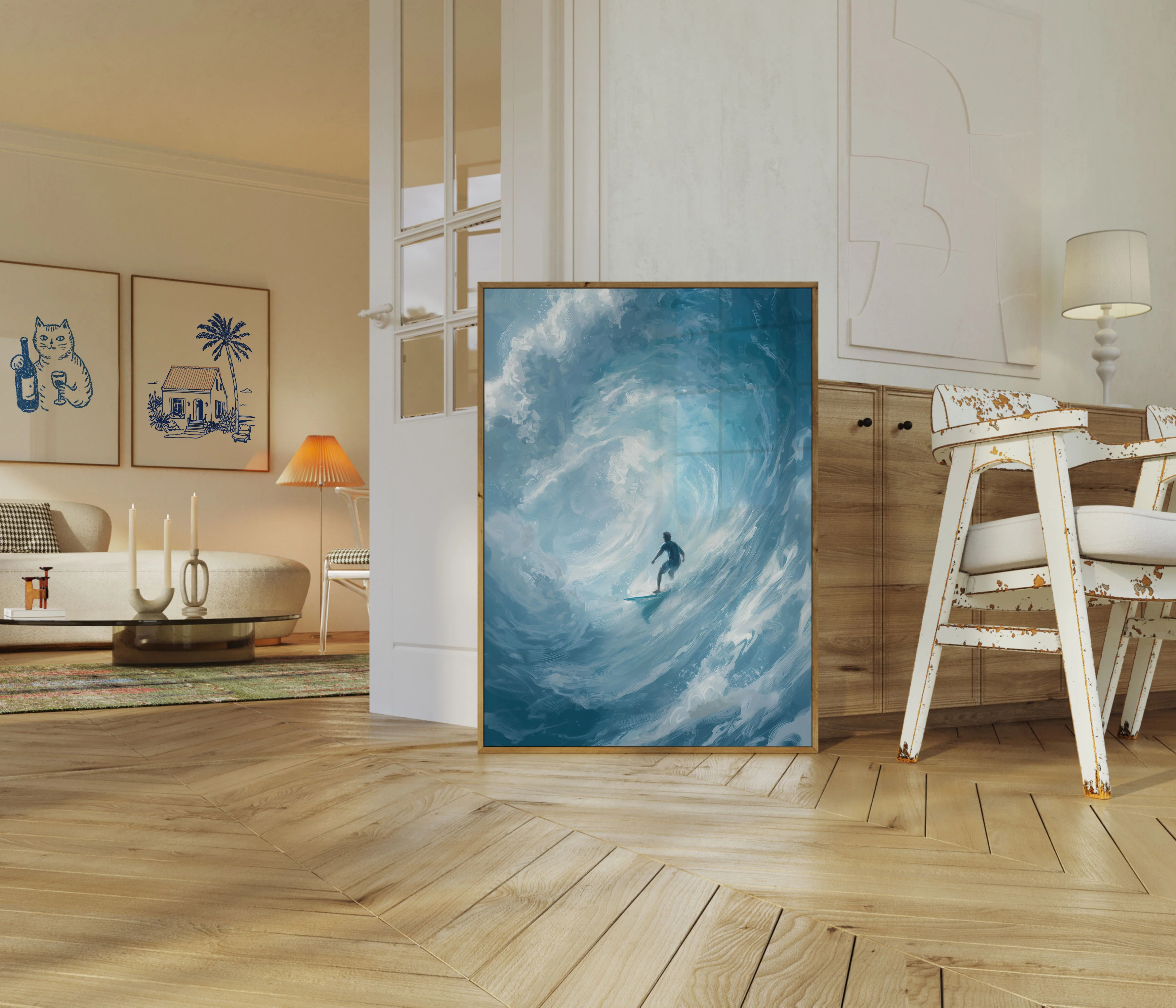 Ocean Wave Surfer Poster - Image 5