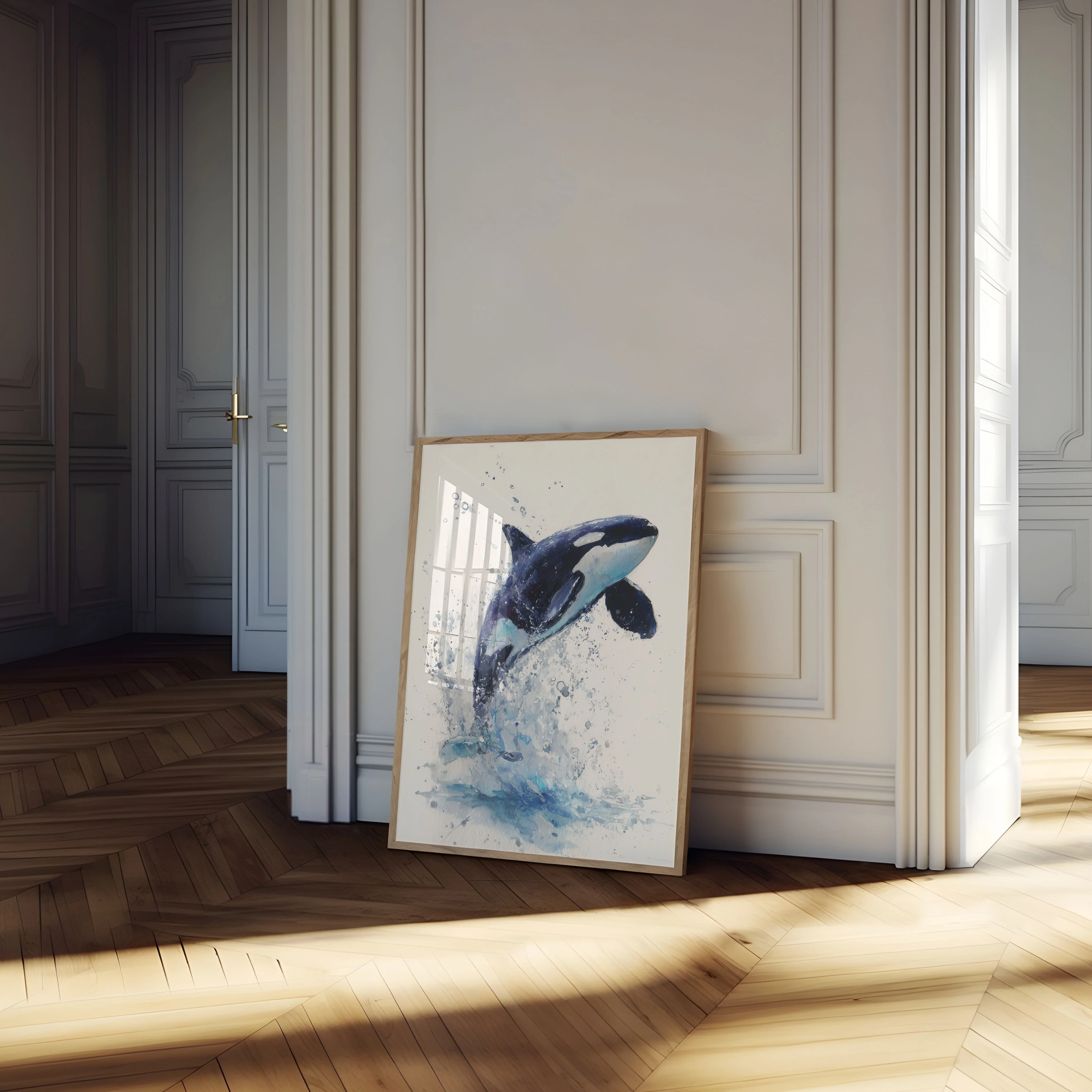 Ocean's Majestic Leap Poster - Image 4