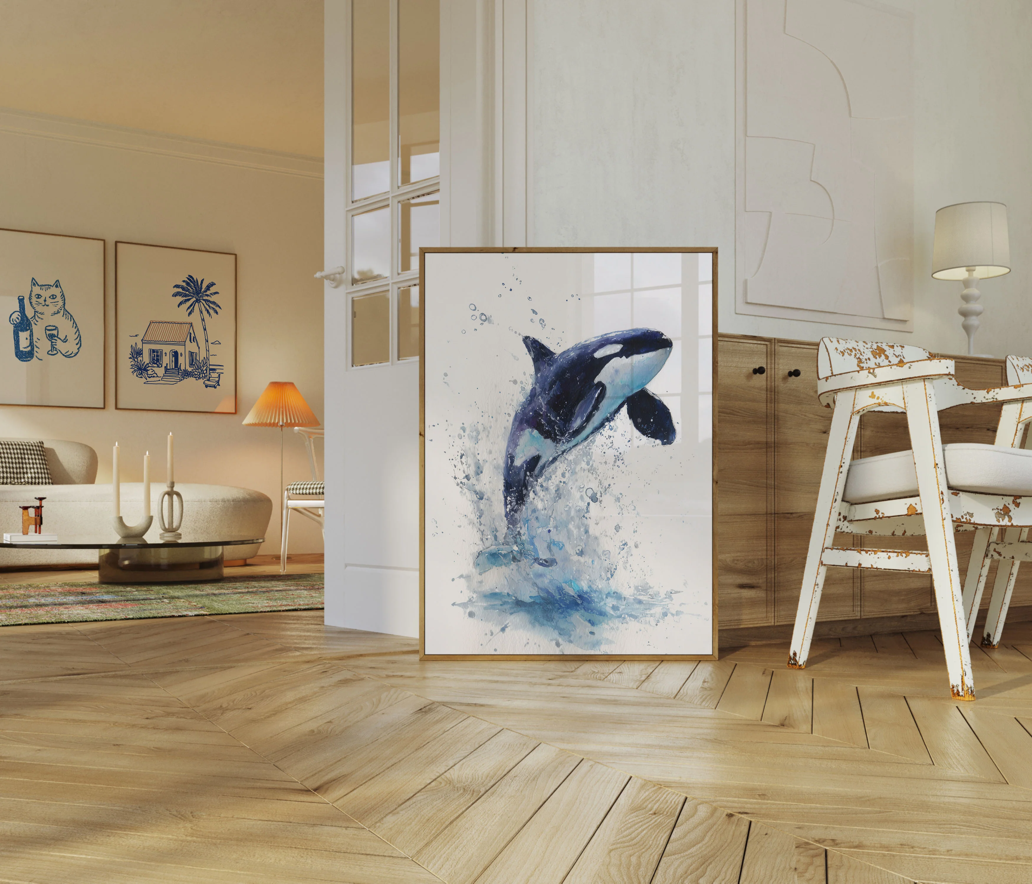 Ocean's Majestic Leap Poster - Image 5
