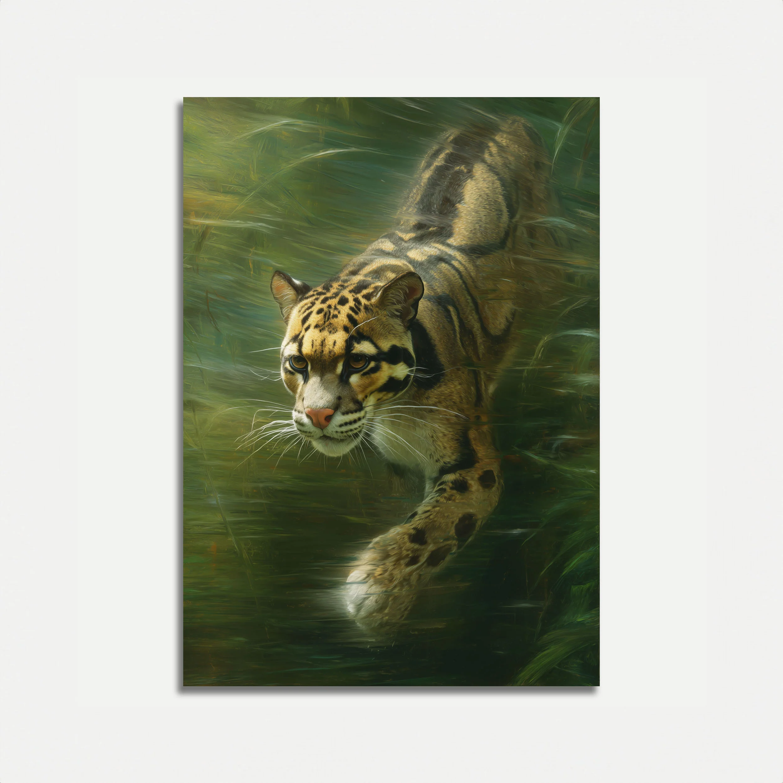 Ocelot in the Jungle Poster