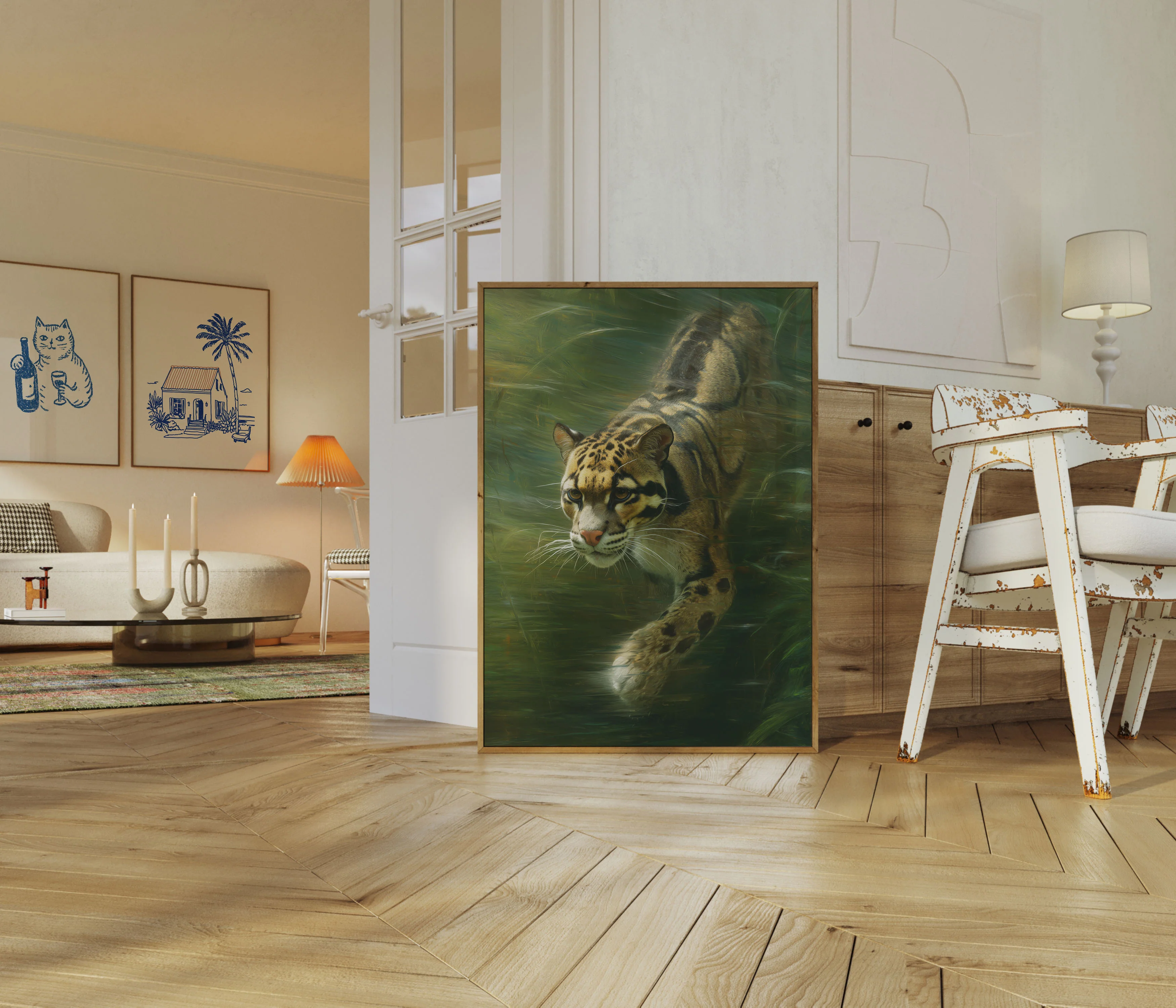 Ocelot in the Jungle Poster - Image 5
