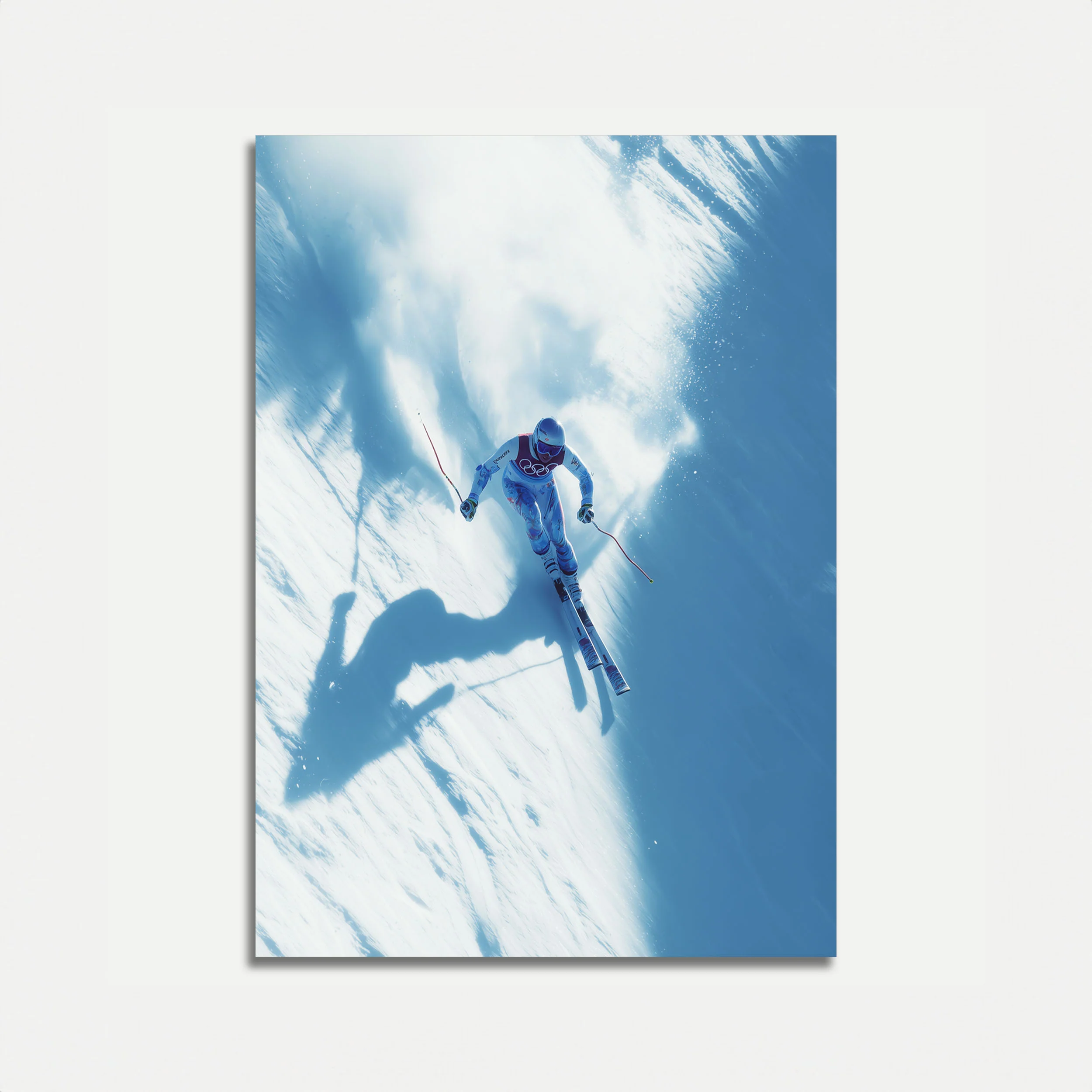 Olympic Ski Champion Poster