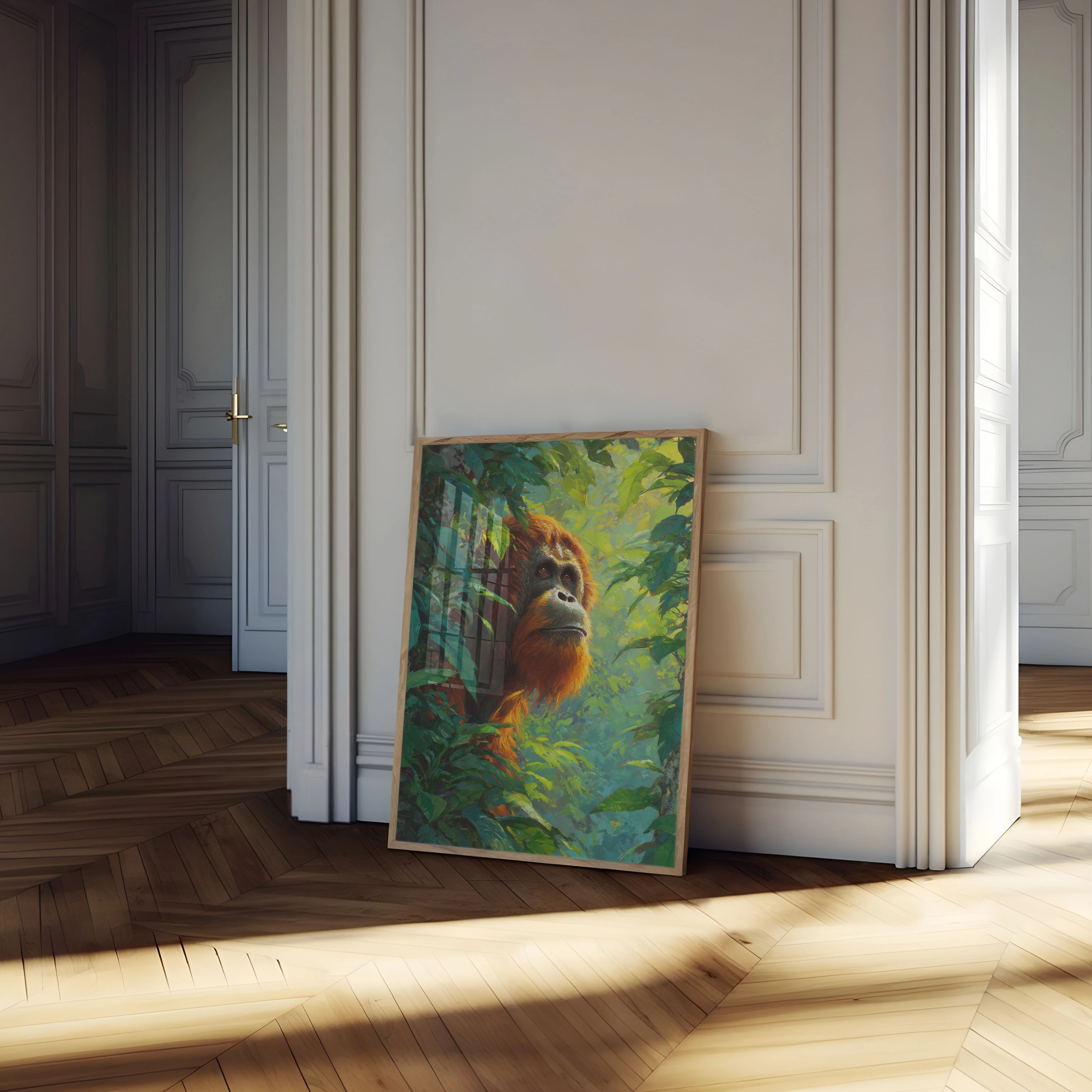 Orangutan in Jungle Canopy Poster - Image 4
