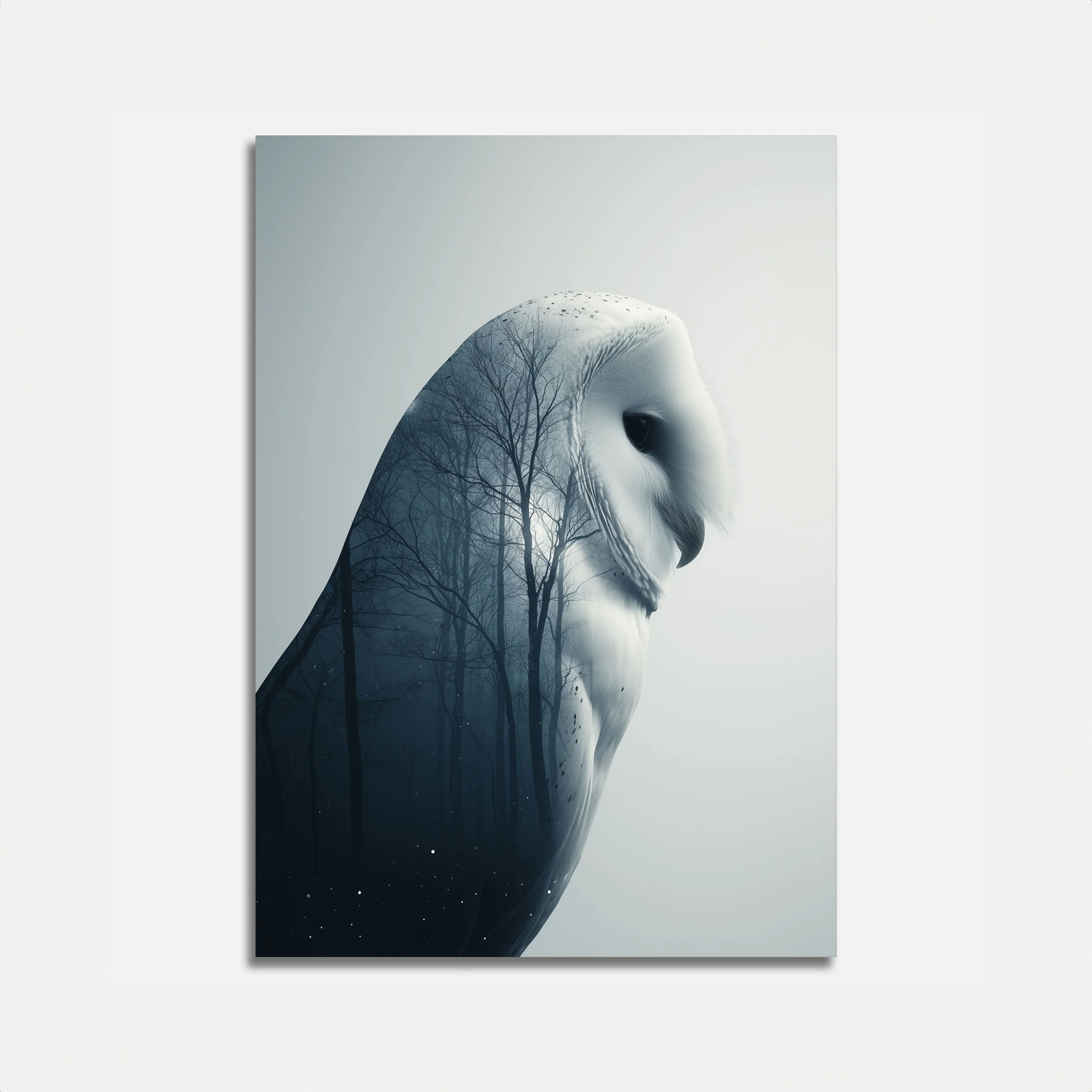 Owl Forest Spirit Poster
