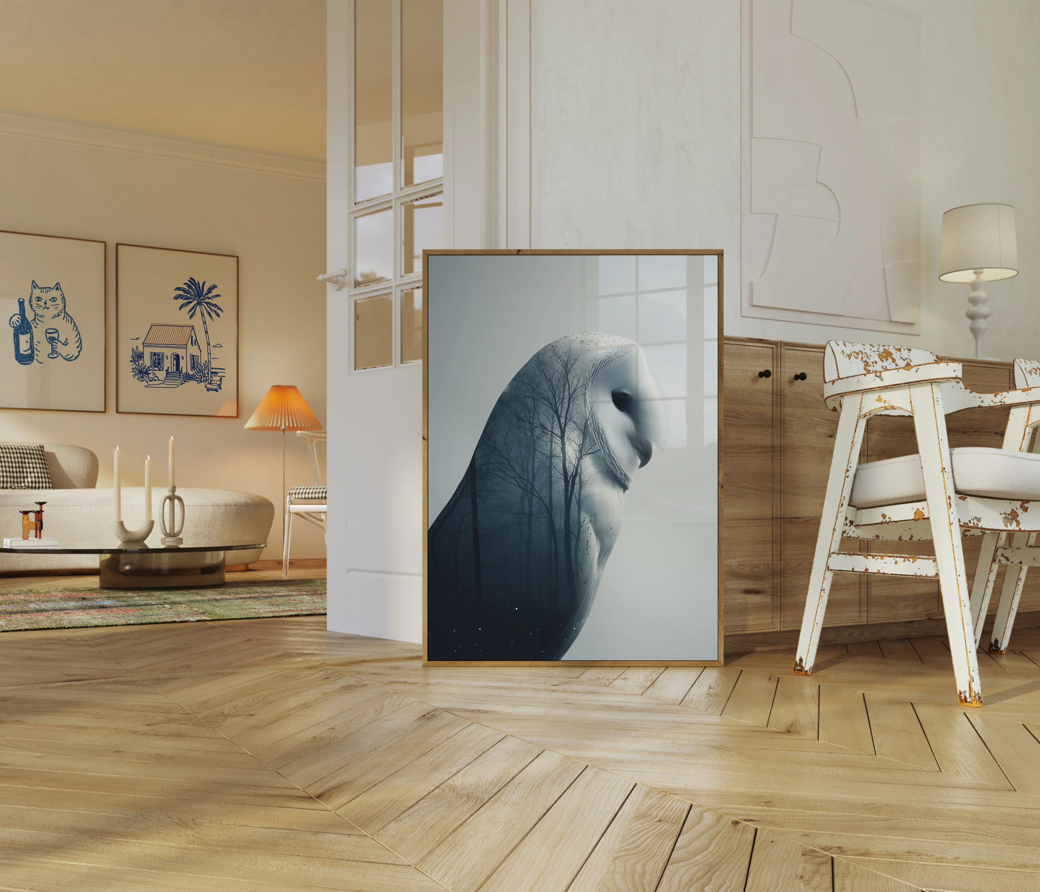 Owl Forest Spirit Poster - Image 5