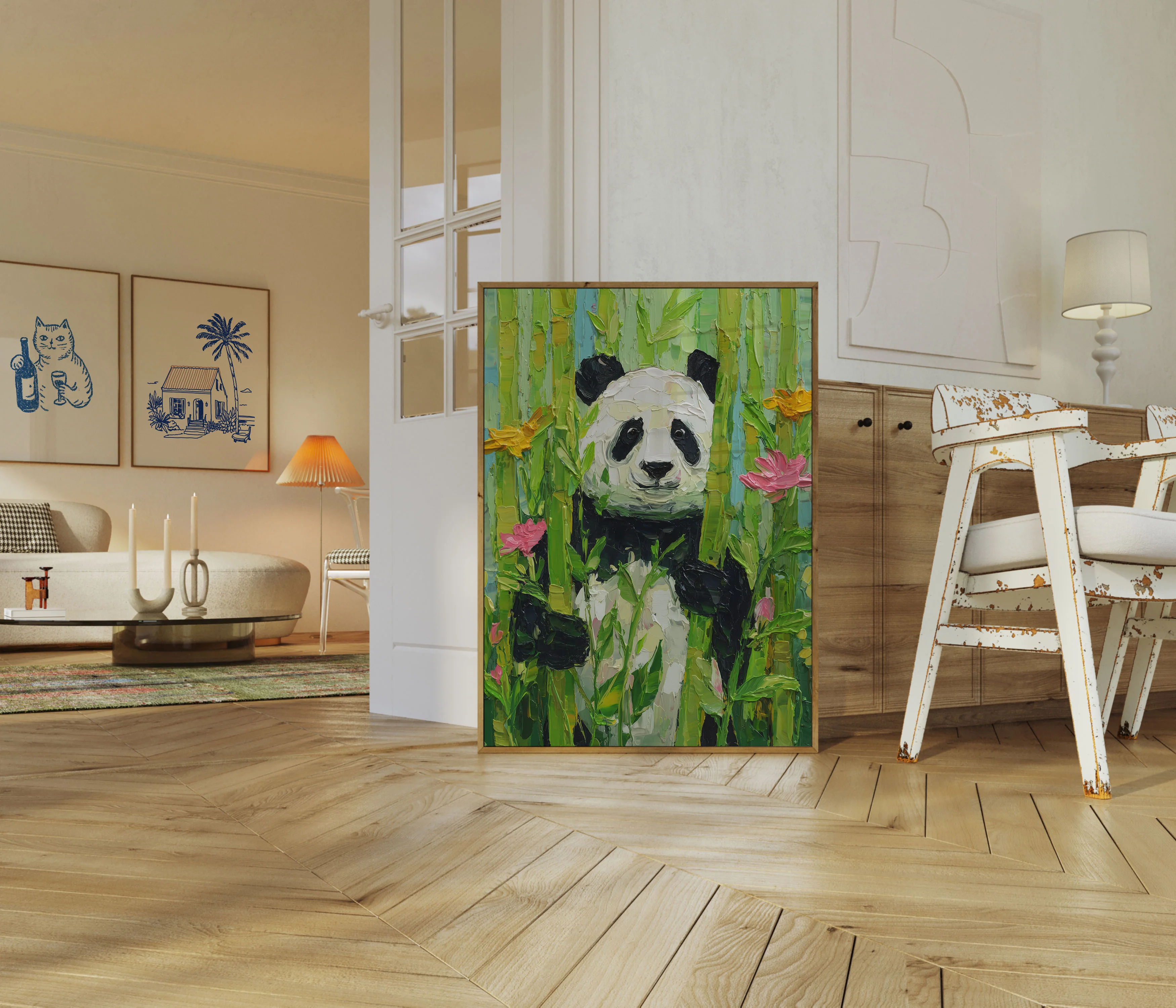 Panda in Bloom Poster - Image 5