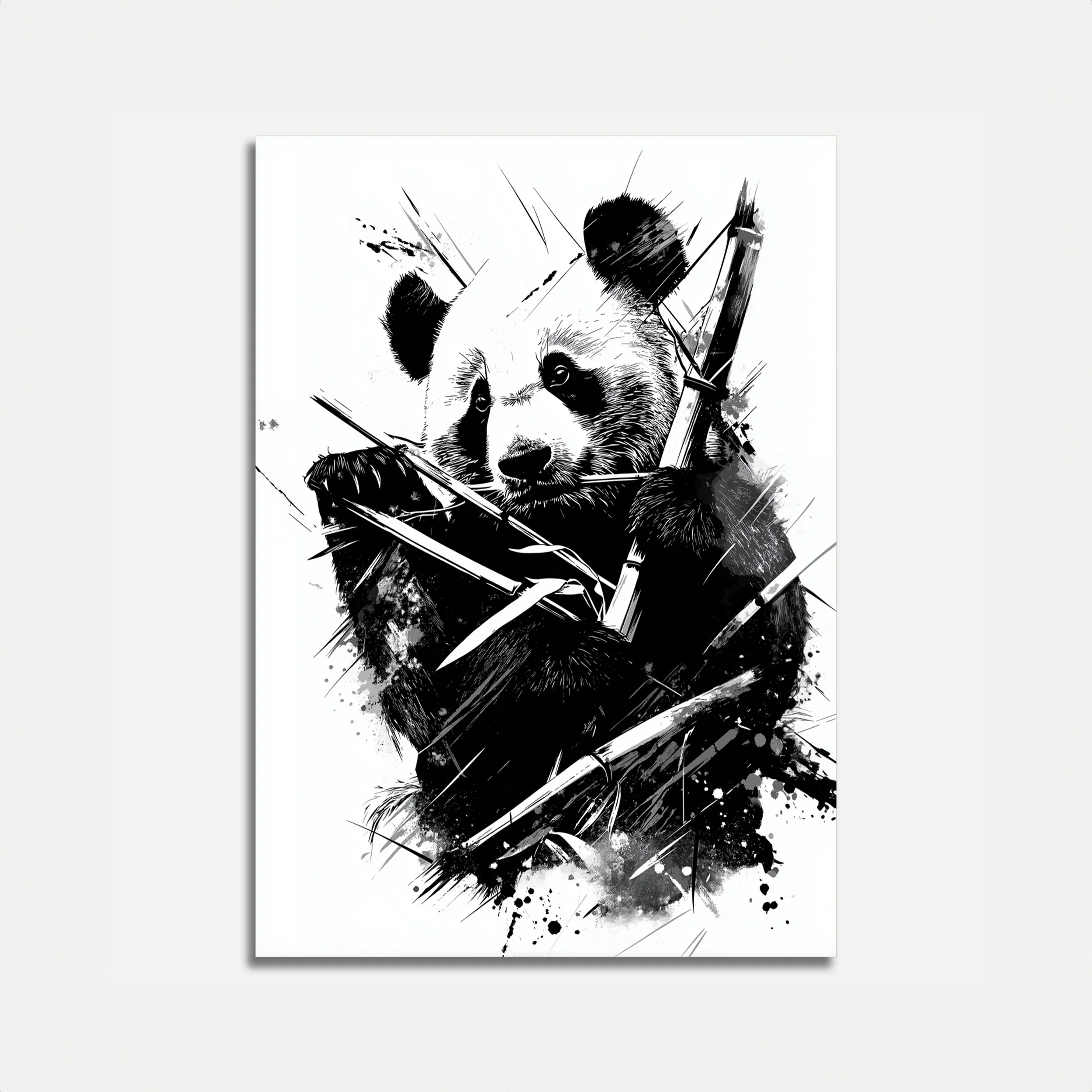Panda Warrior Dynamic Poster