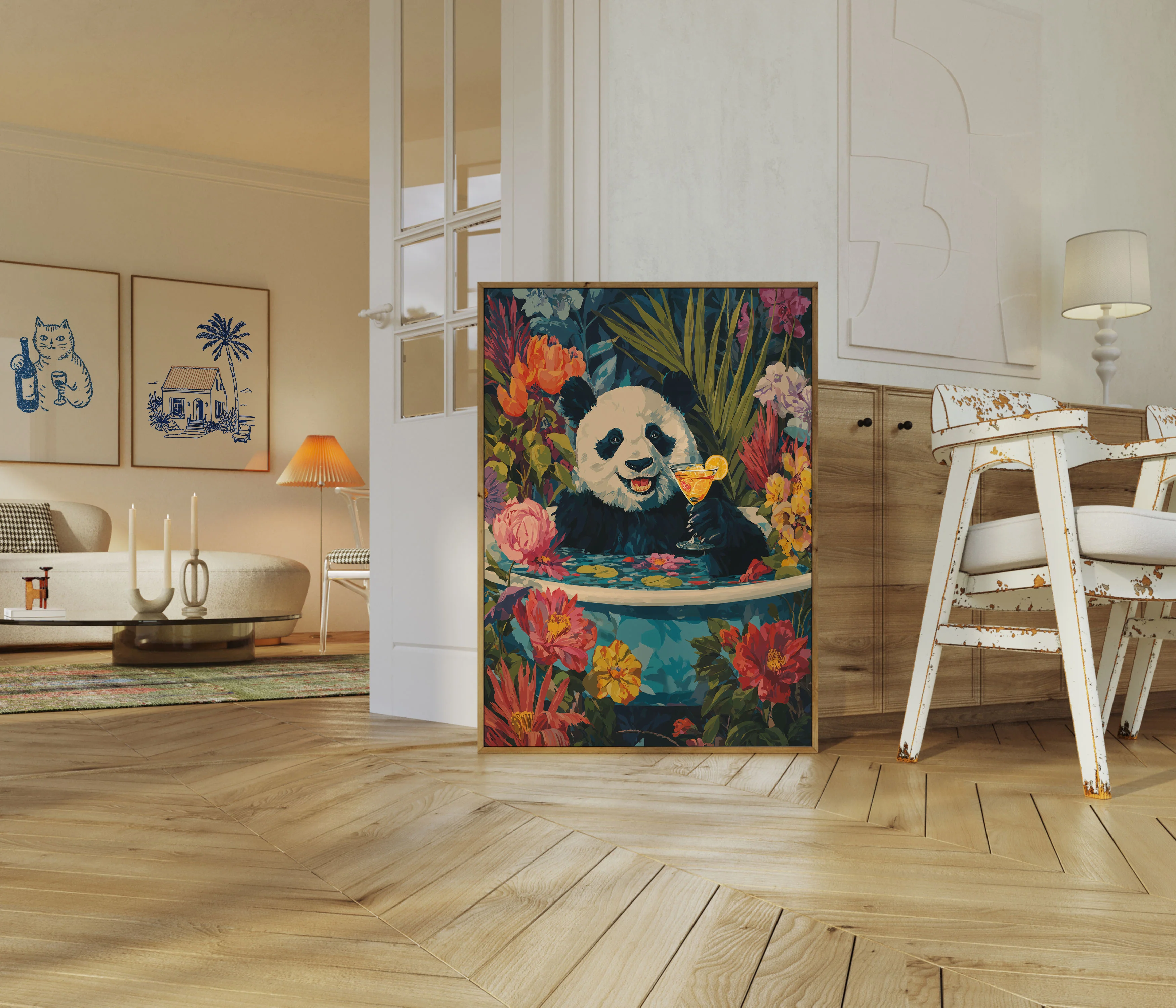 Panda's Tropical Cocktail Poster - Image 5