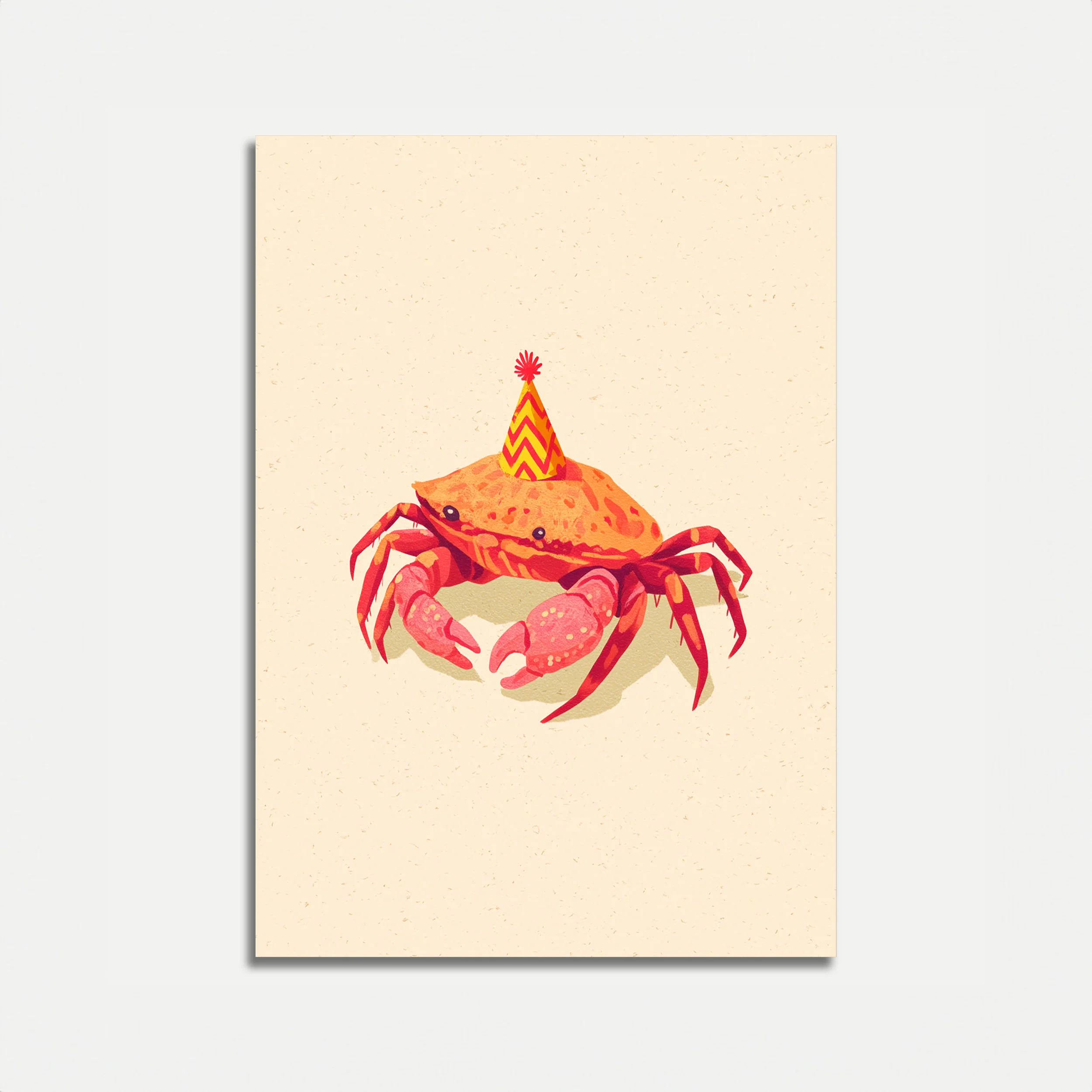 Party Crab Celebration Poster