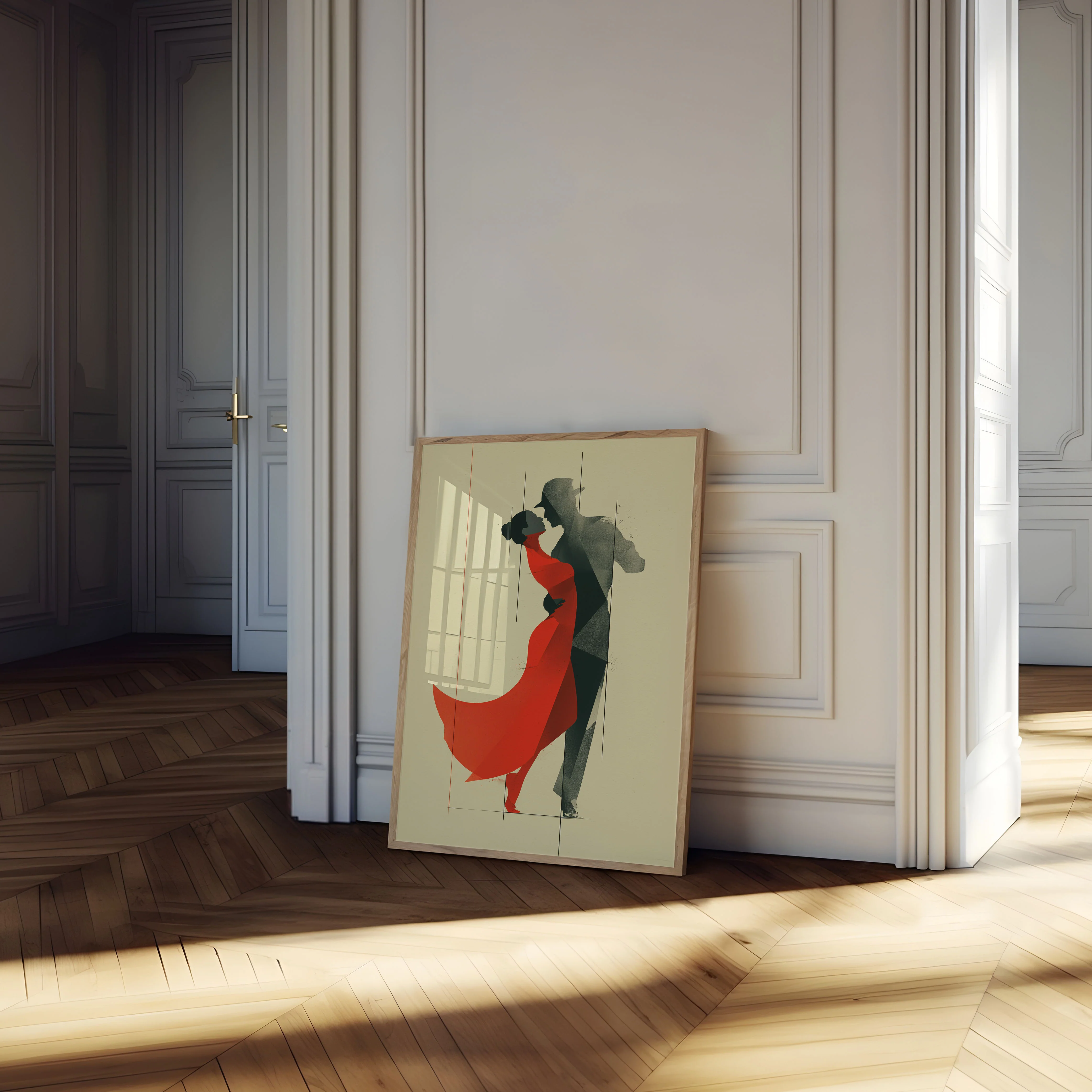 Passionate Dance Silhouette Poster - Image 4