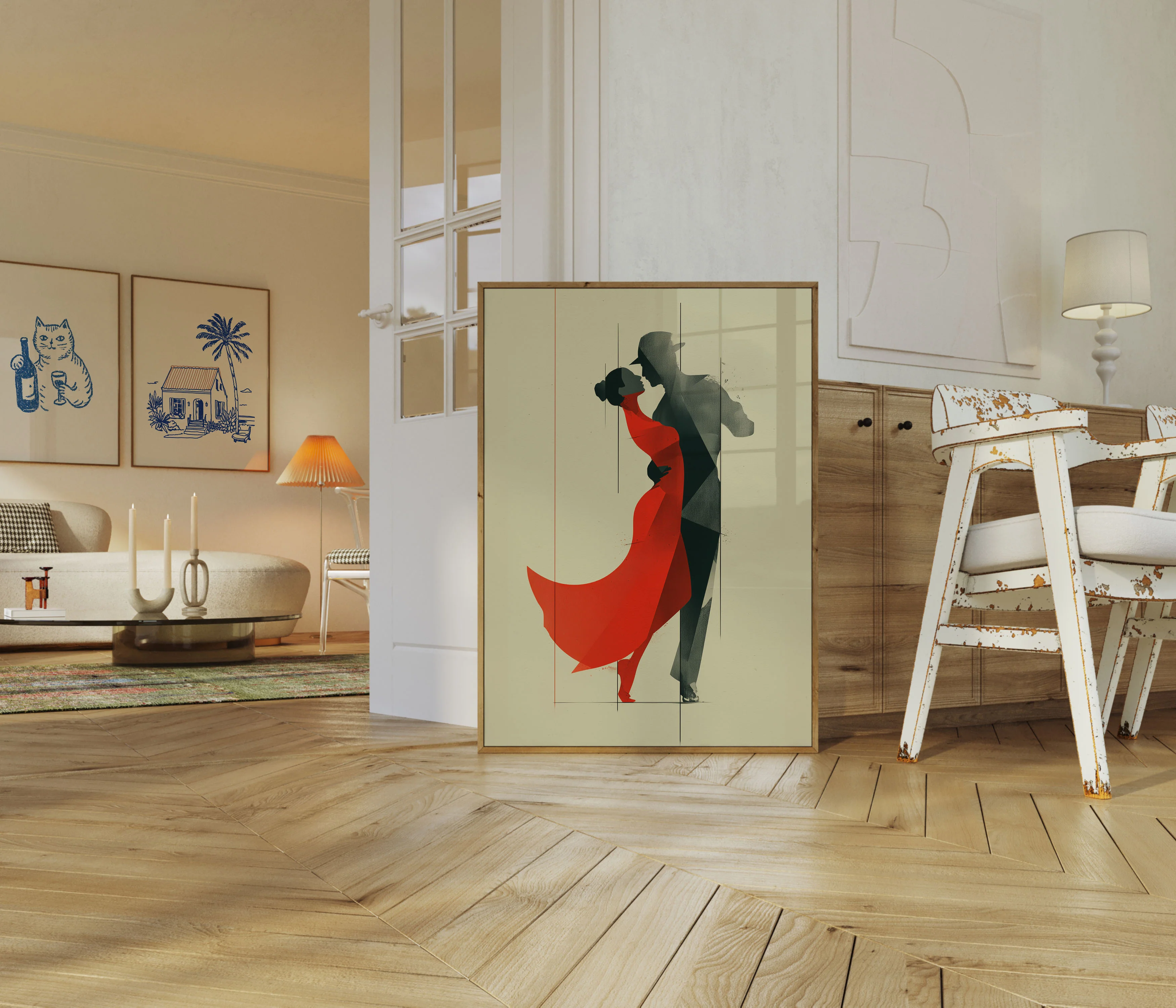 Passionate Dance Silhouette Poster - Image 5