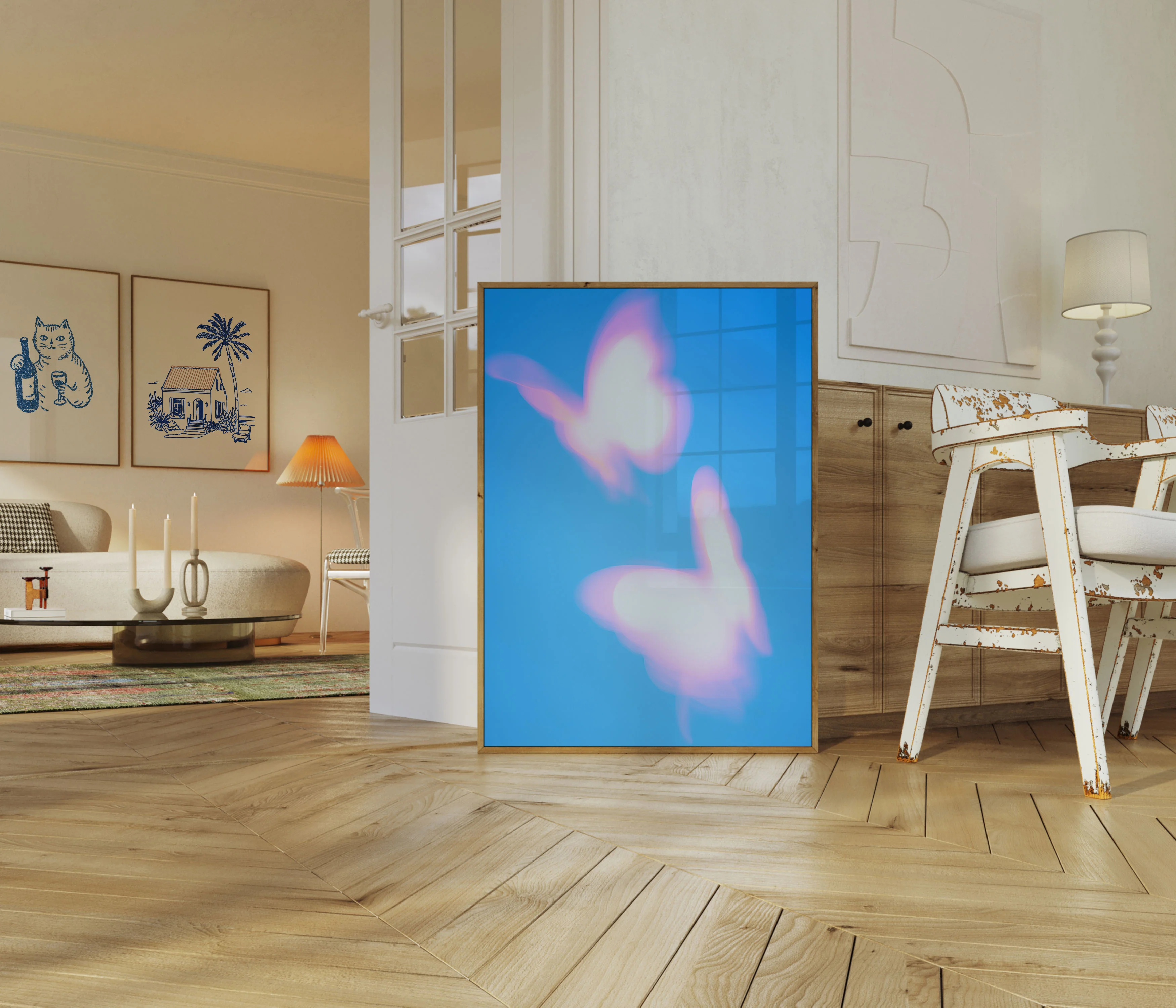 Pastel Butterfly Wings Poster - Image 5