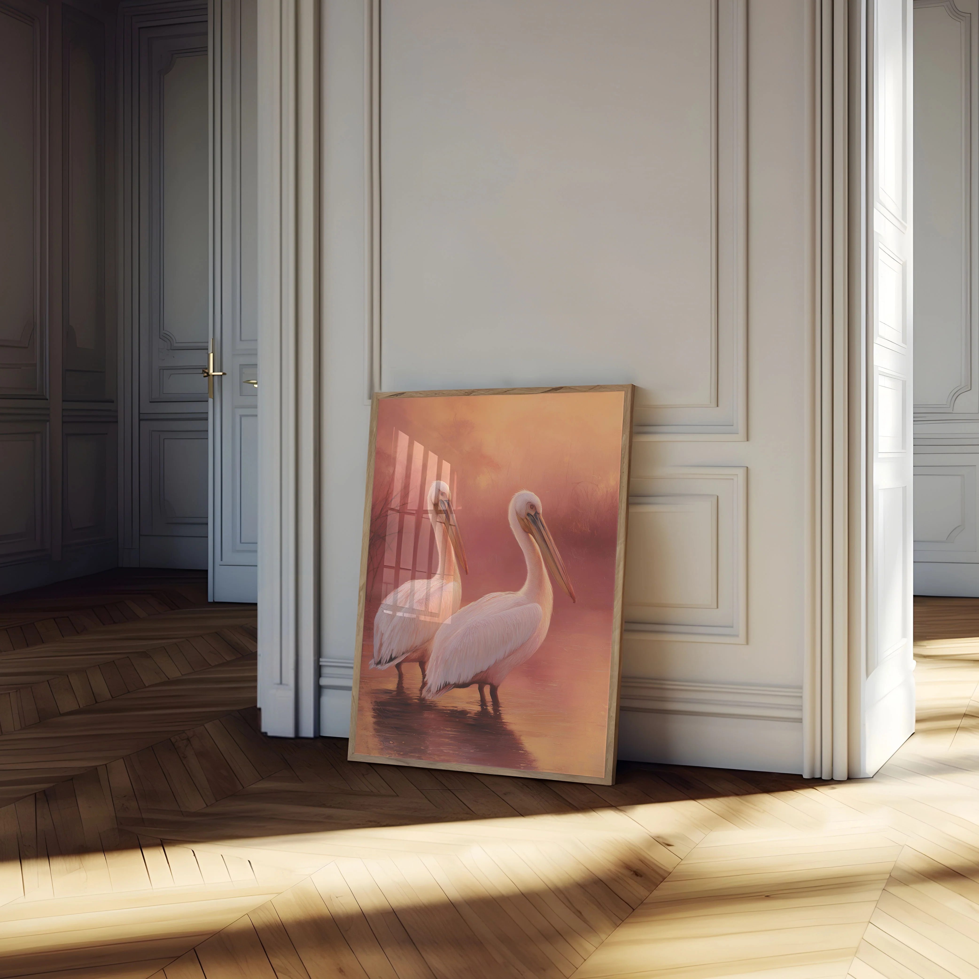 Pelicans at Sunset Poster - Image 4