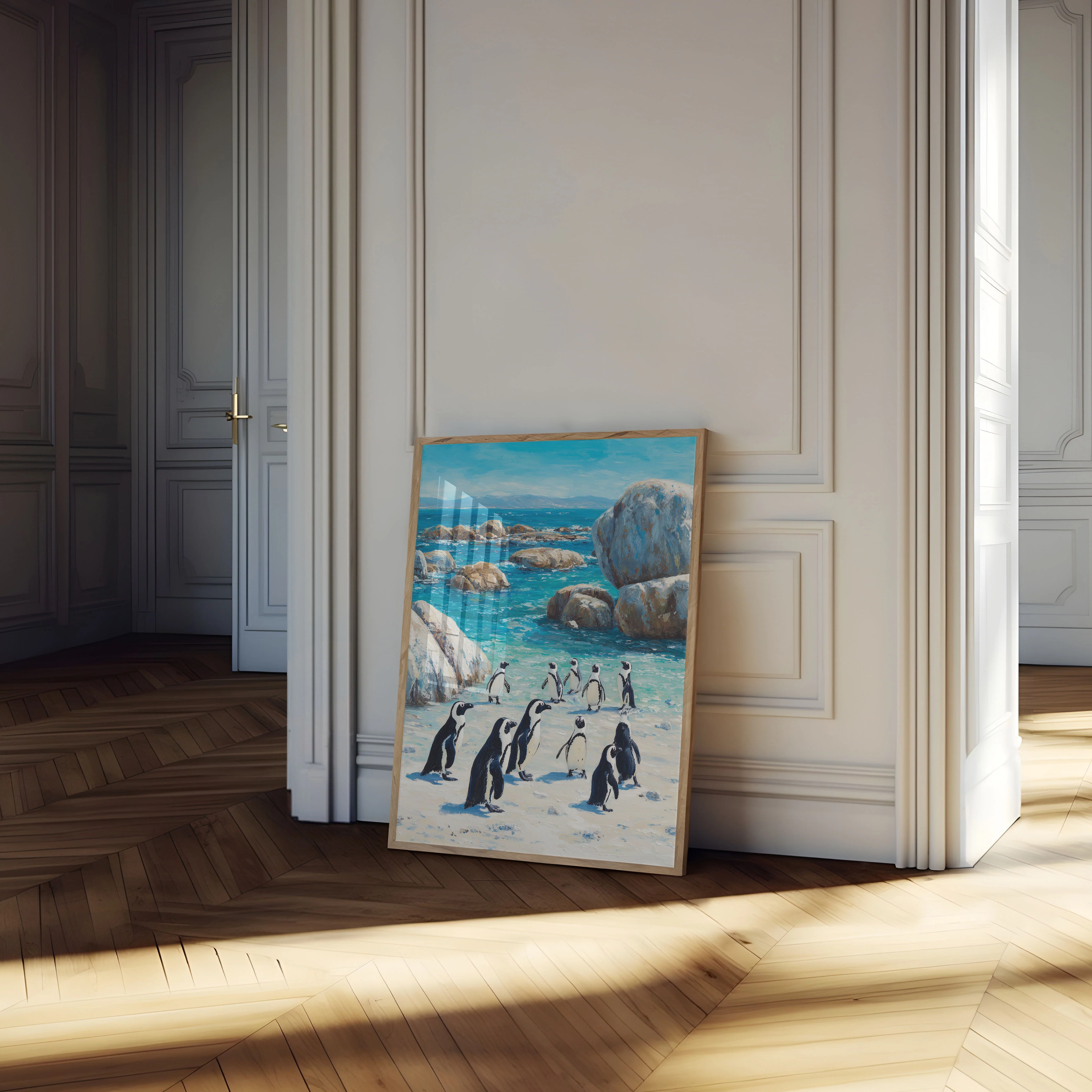 Penguins on the Beach Poster - Image 4