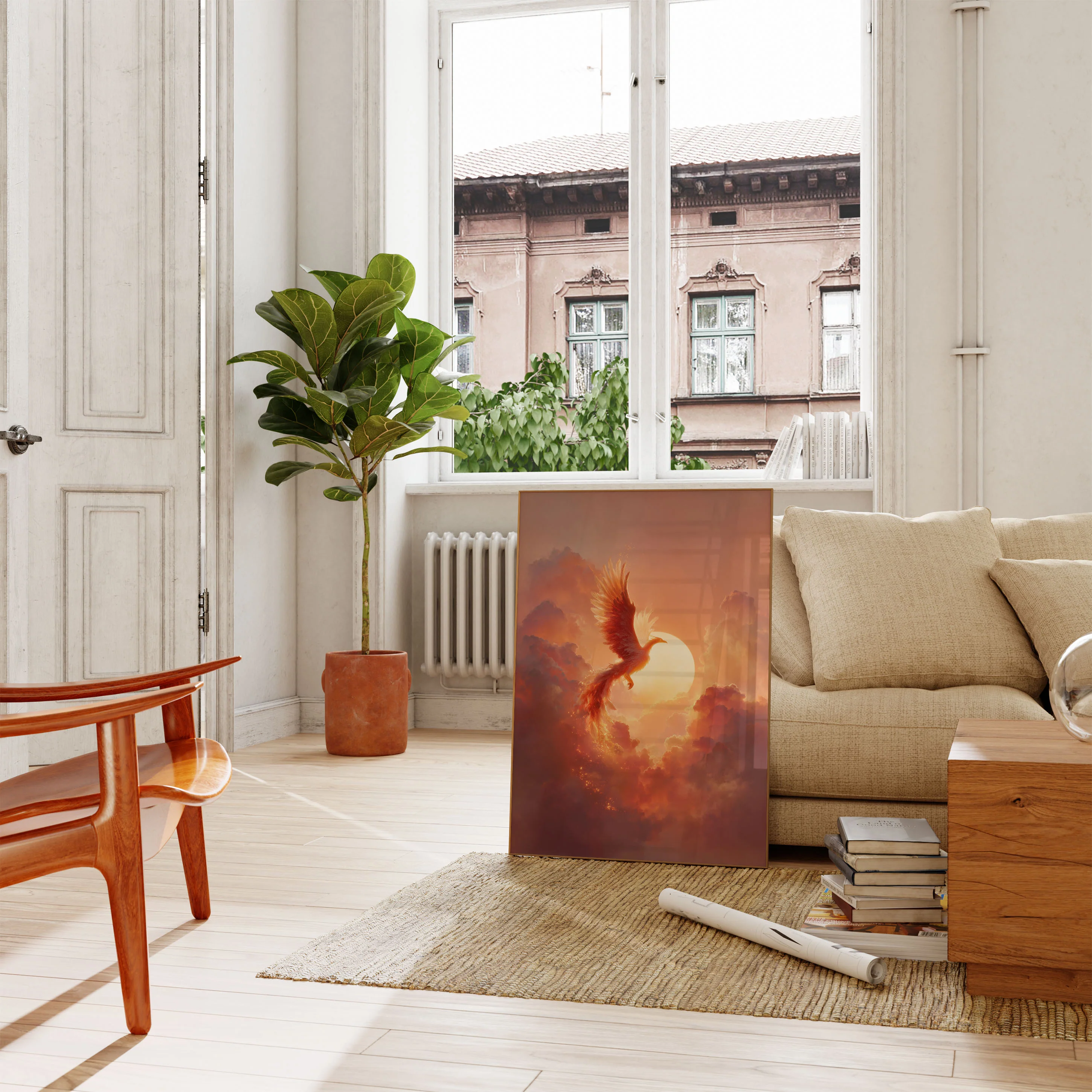 Phoenix Rising Sunset Poster - Image 2