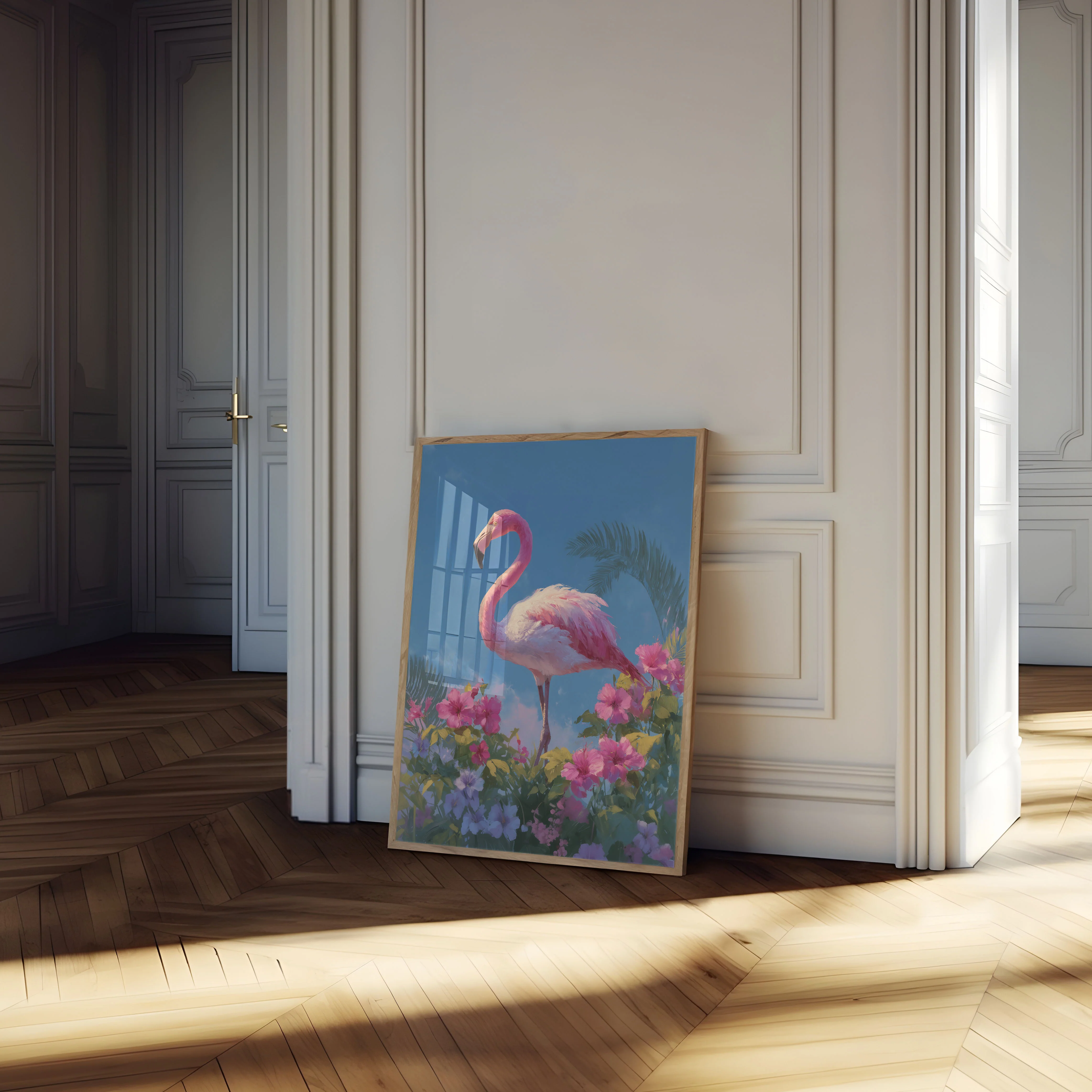 Pink Flamingo Paradise Poster - Image 4