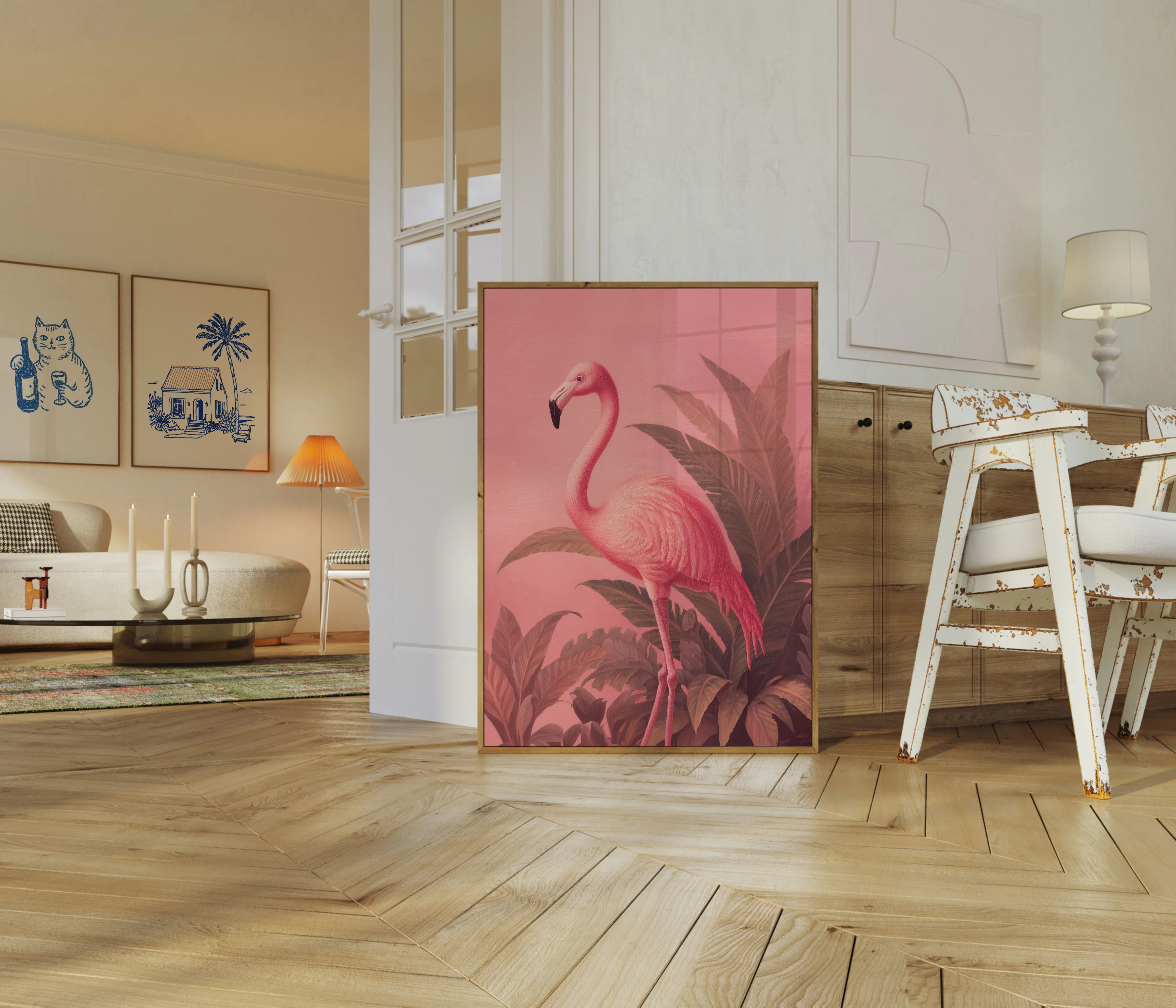 Pink Flamingo Wilderness Poster - Image 5