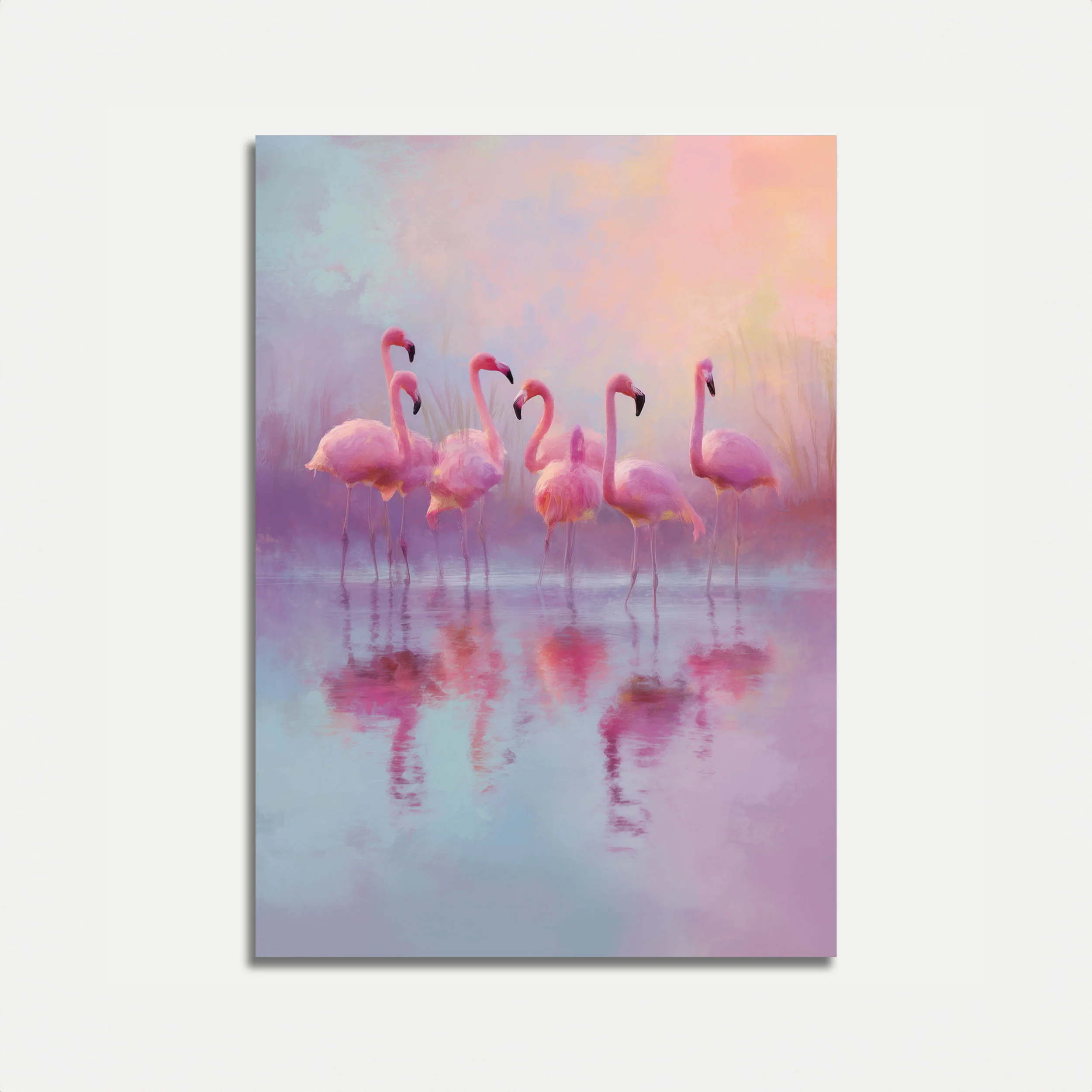 Pink Flamingos Dream Poster