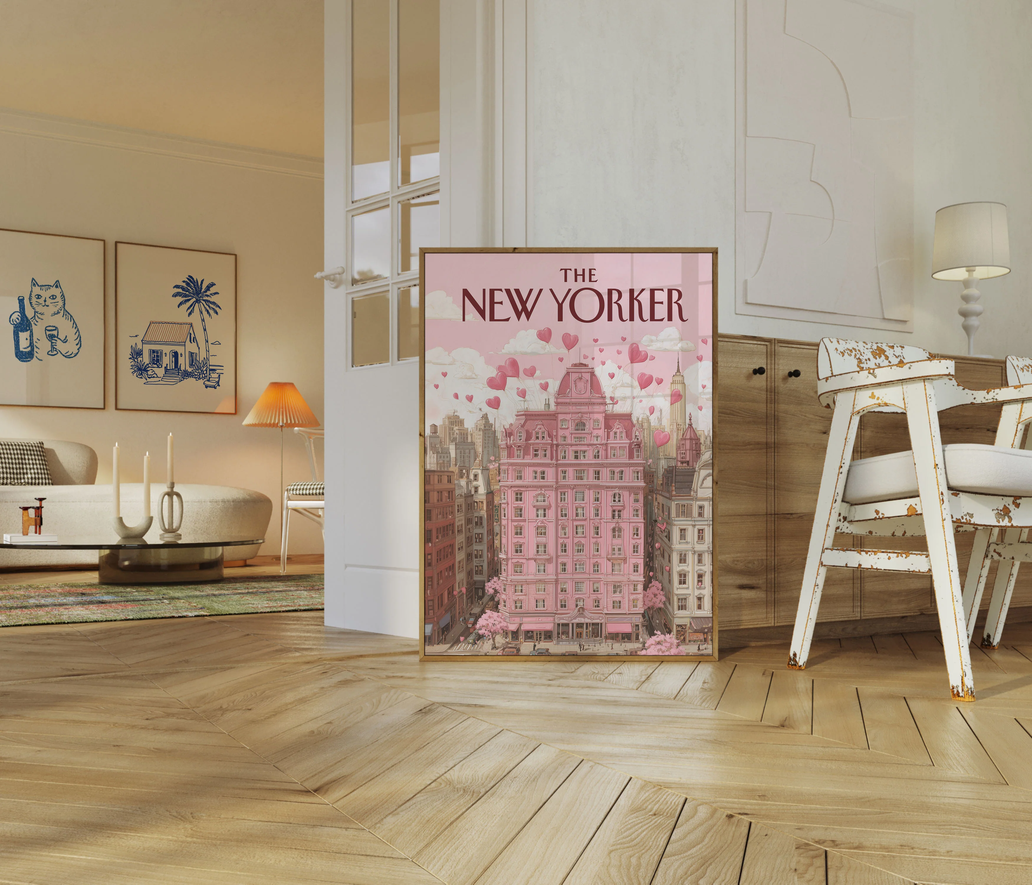 Pink Love in New York Poster - Image 5