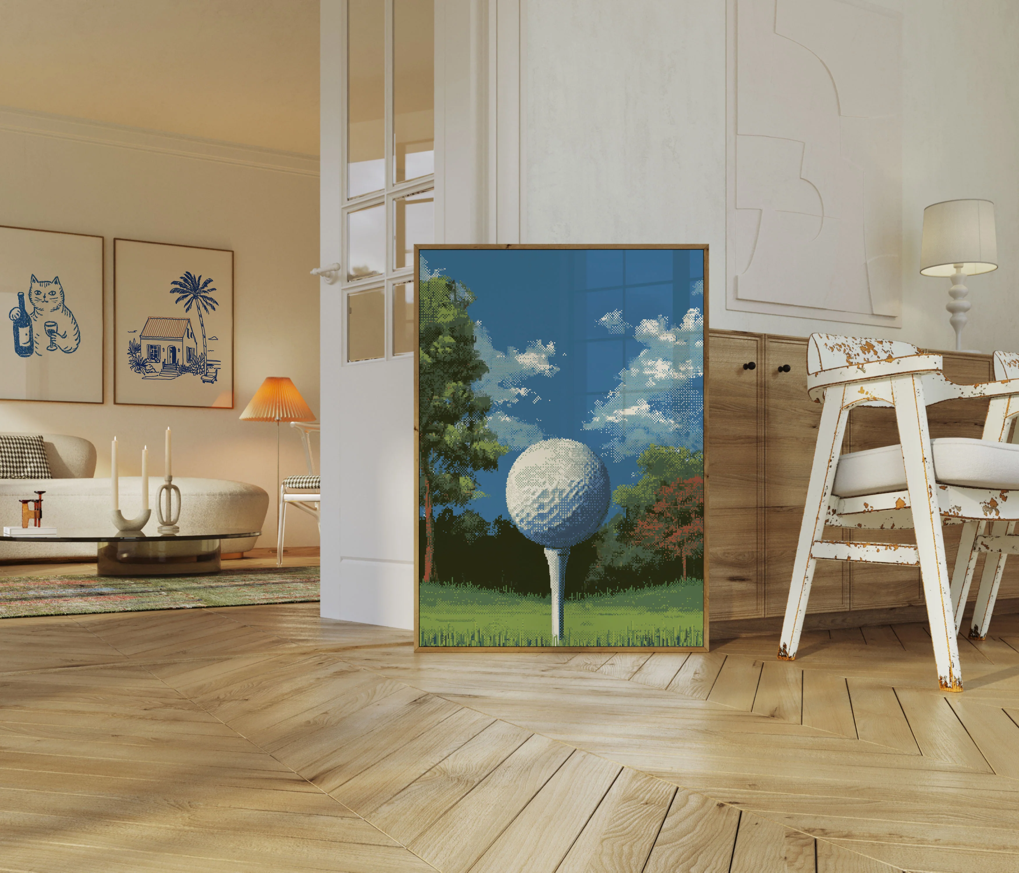Pixel Perfect Golf Poster - Image 5