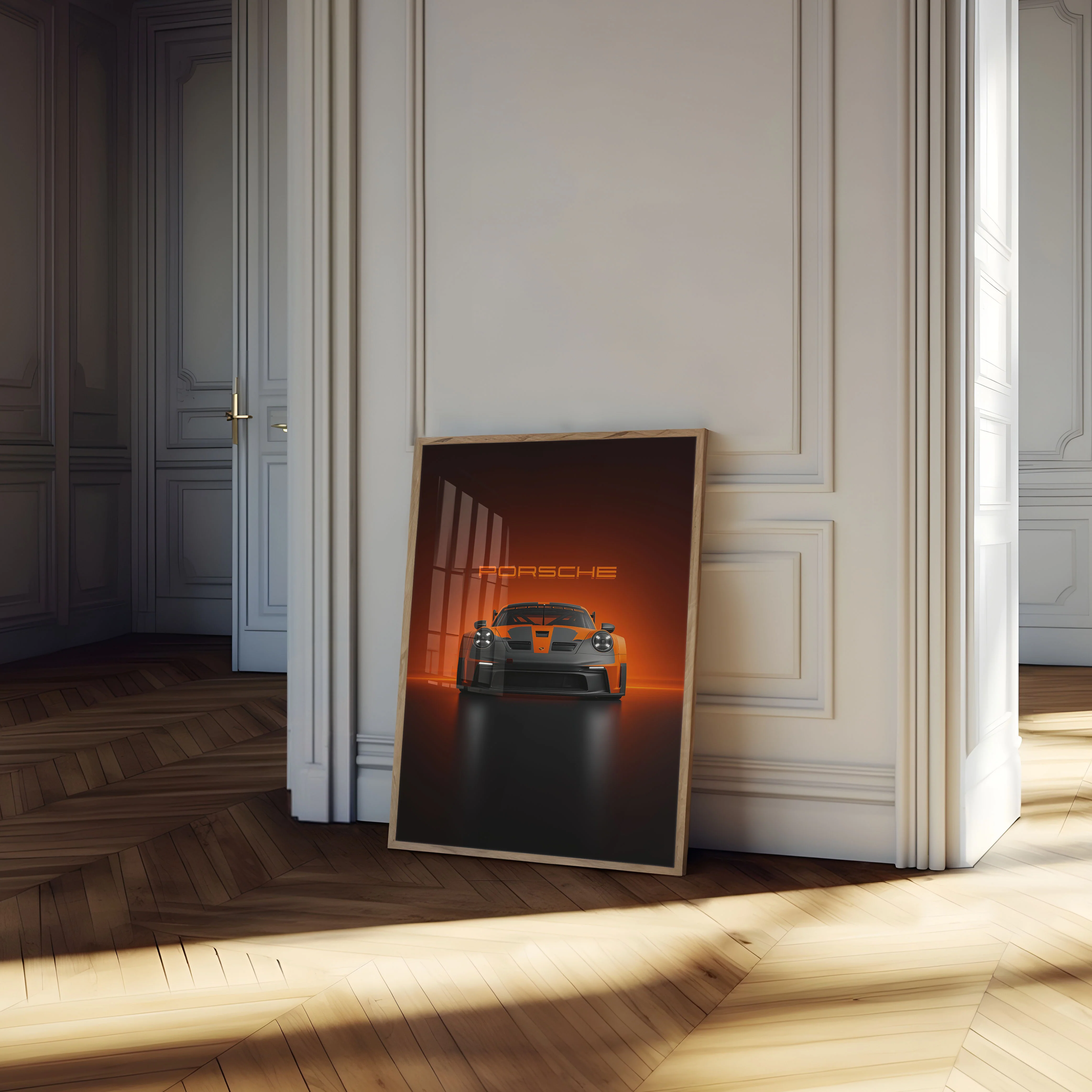 Porsche GT3 RS Orange Beast Poster - Image 4