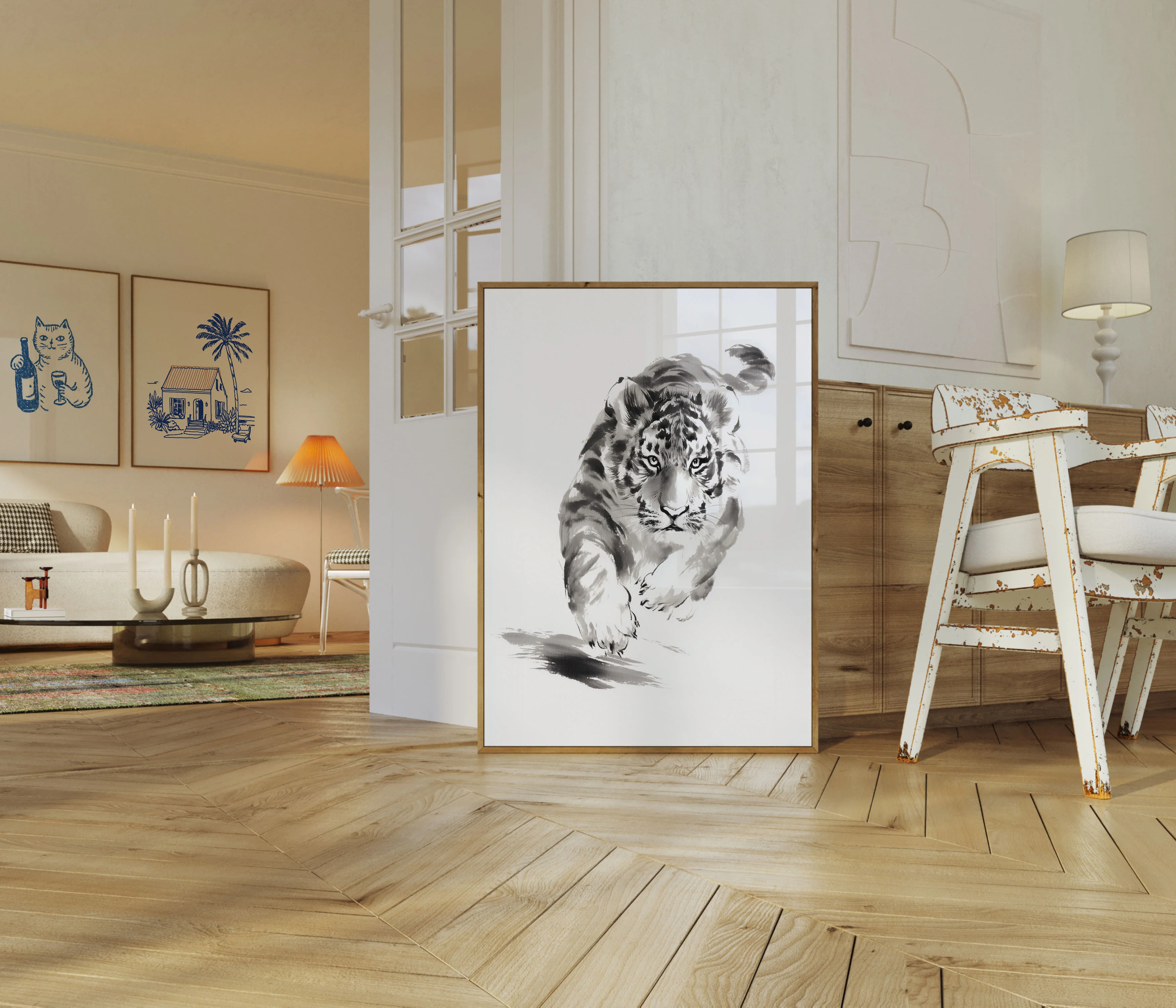 Powerful Ink Tiger Motion Poster - Image 4
