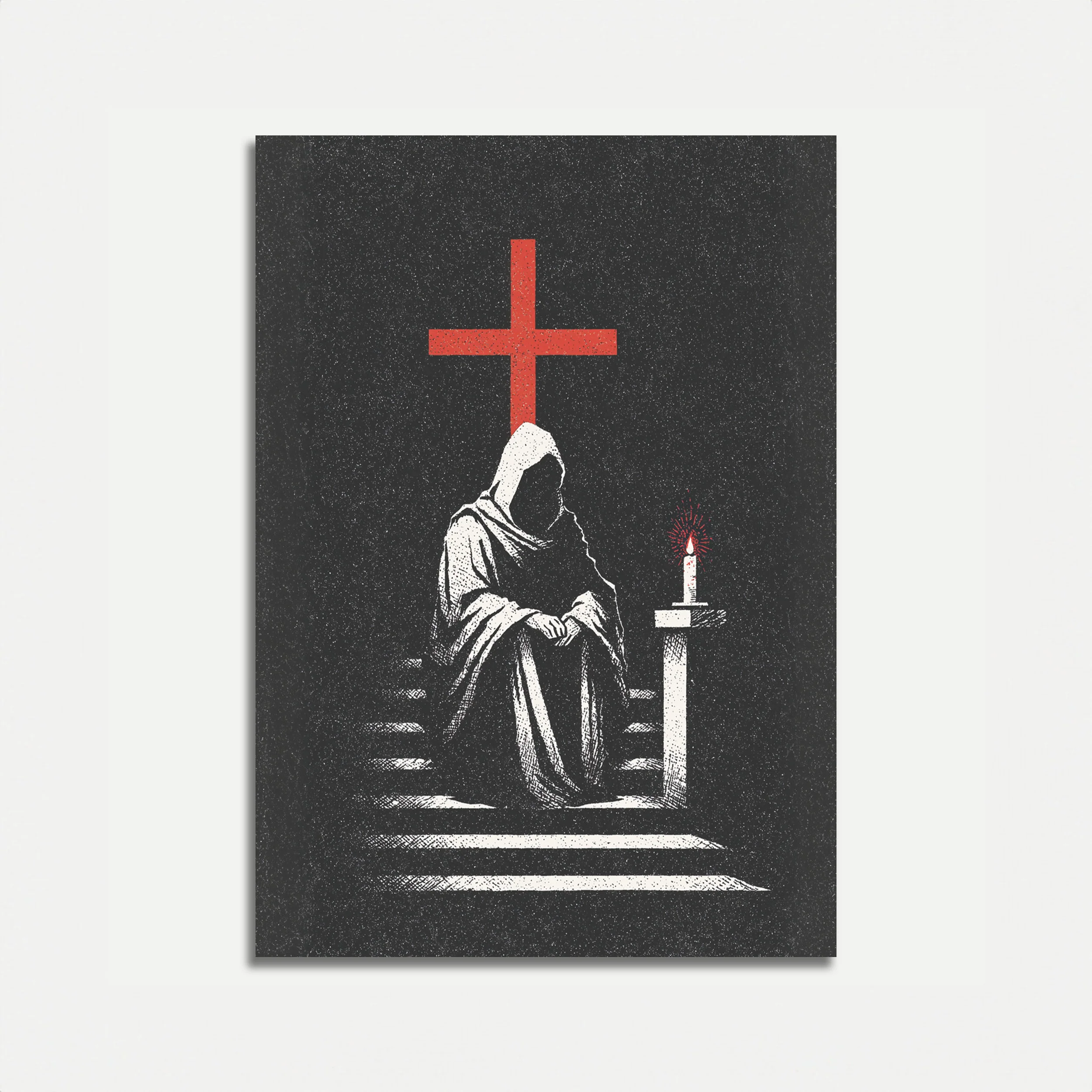 Prayer in Faith Religious Poster