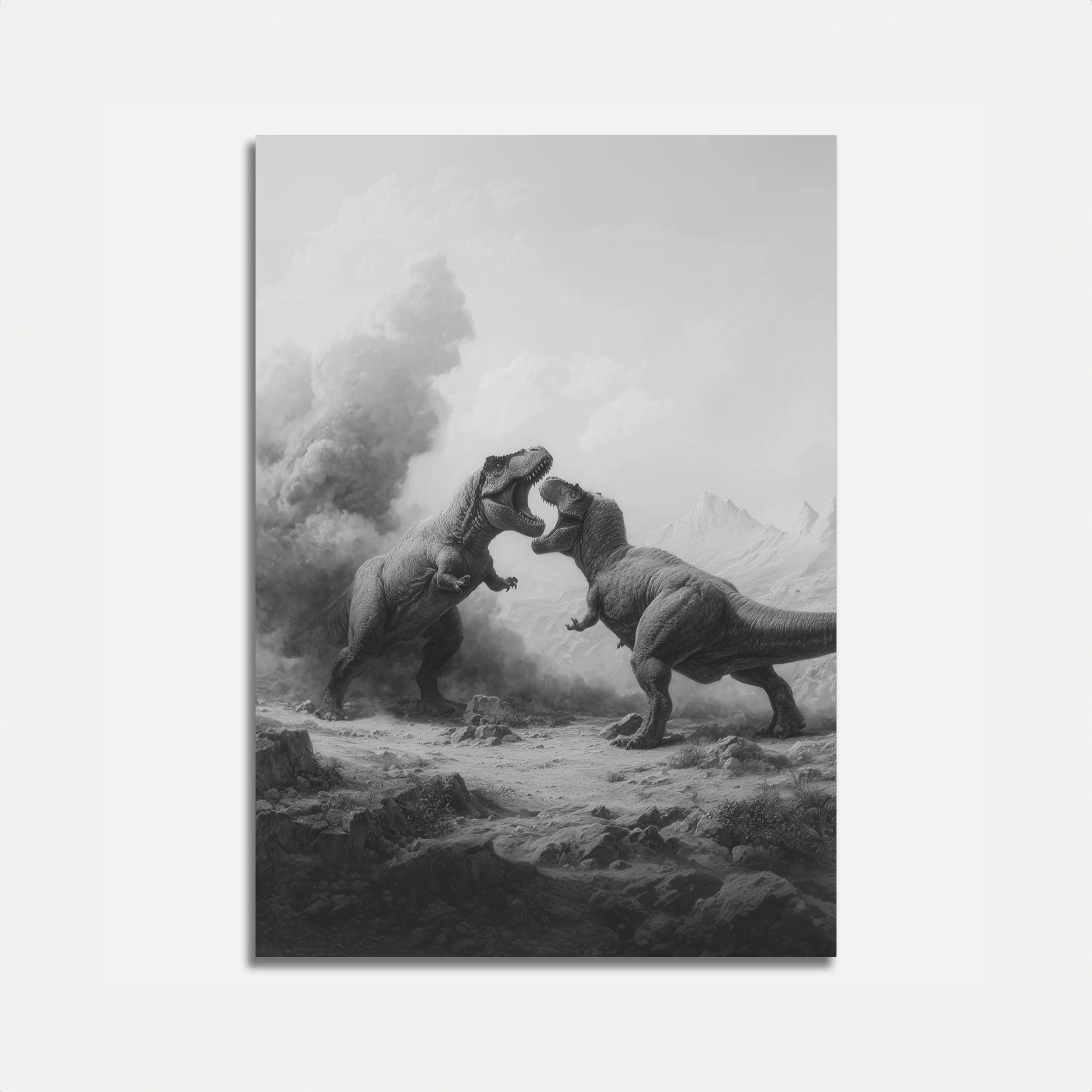 Prehistoric Battle Titans Poster
