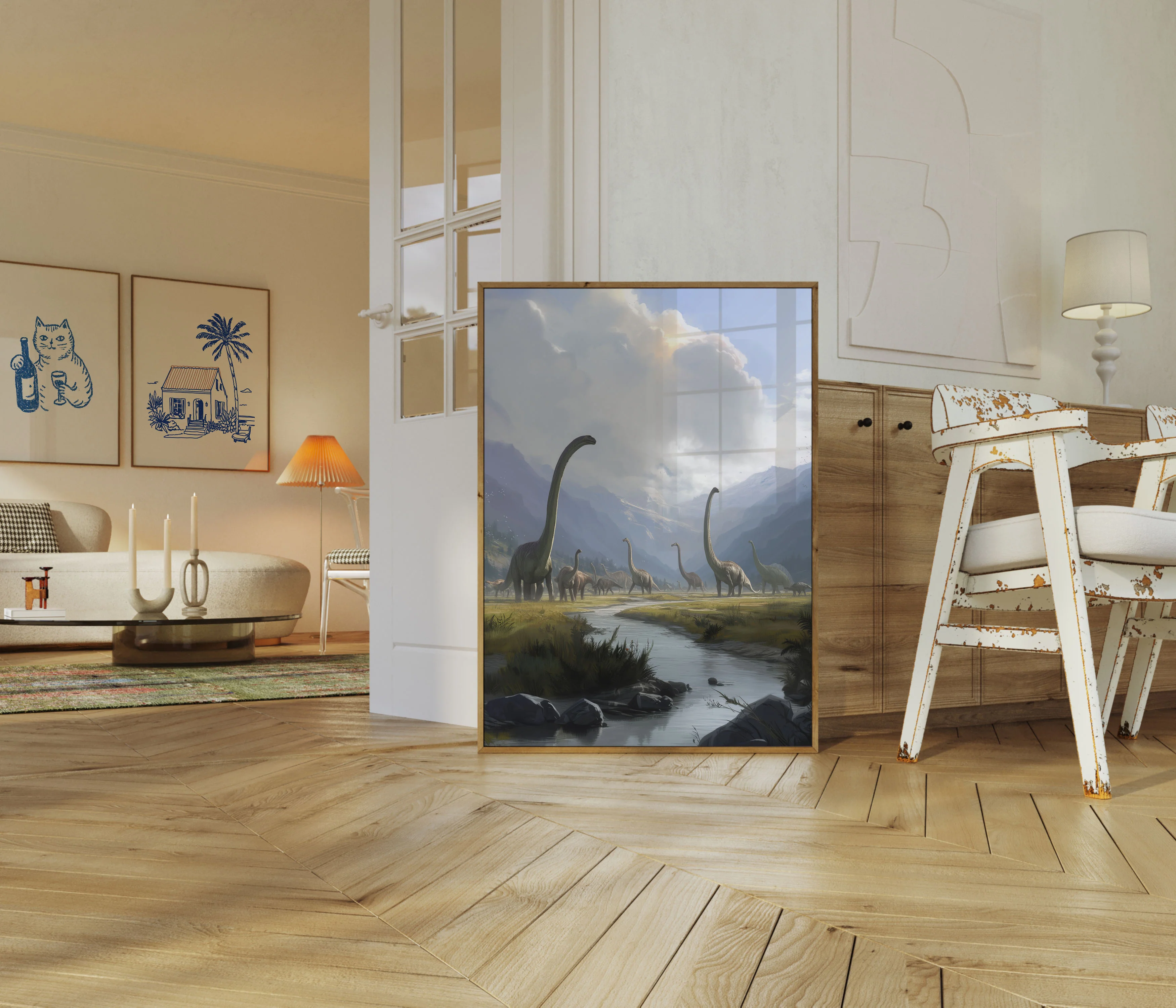 Prehistoric Brachiosaurus Valley Poster - Image 5