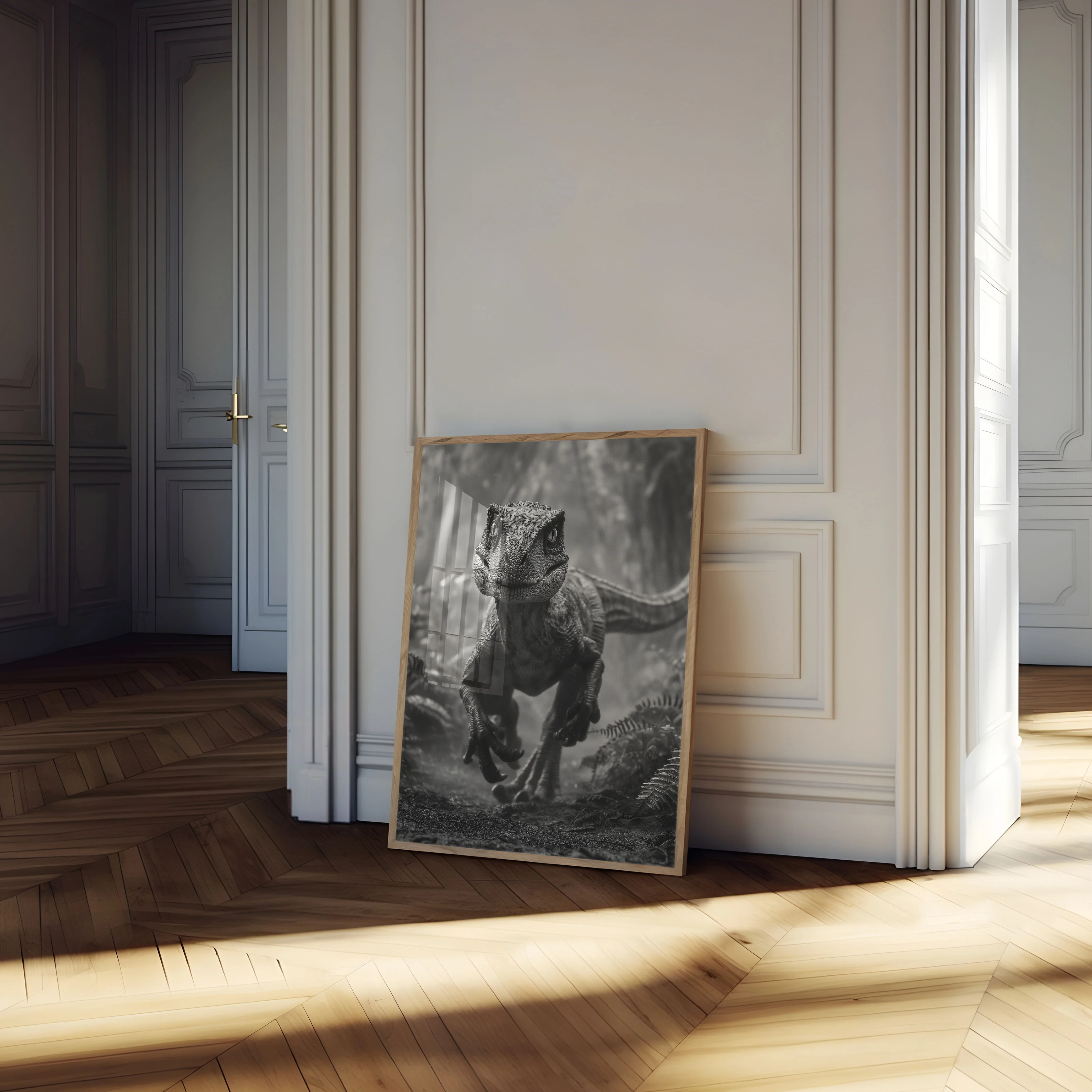 Prehistoric Hunter Velociraptor Poster - Image 4