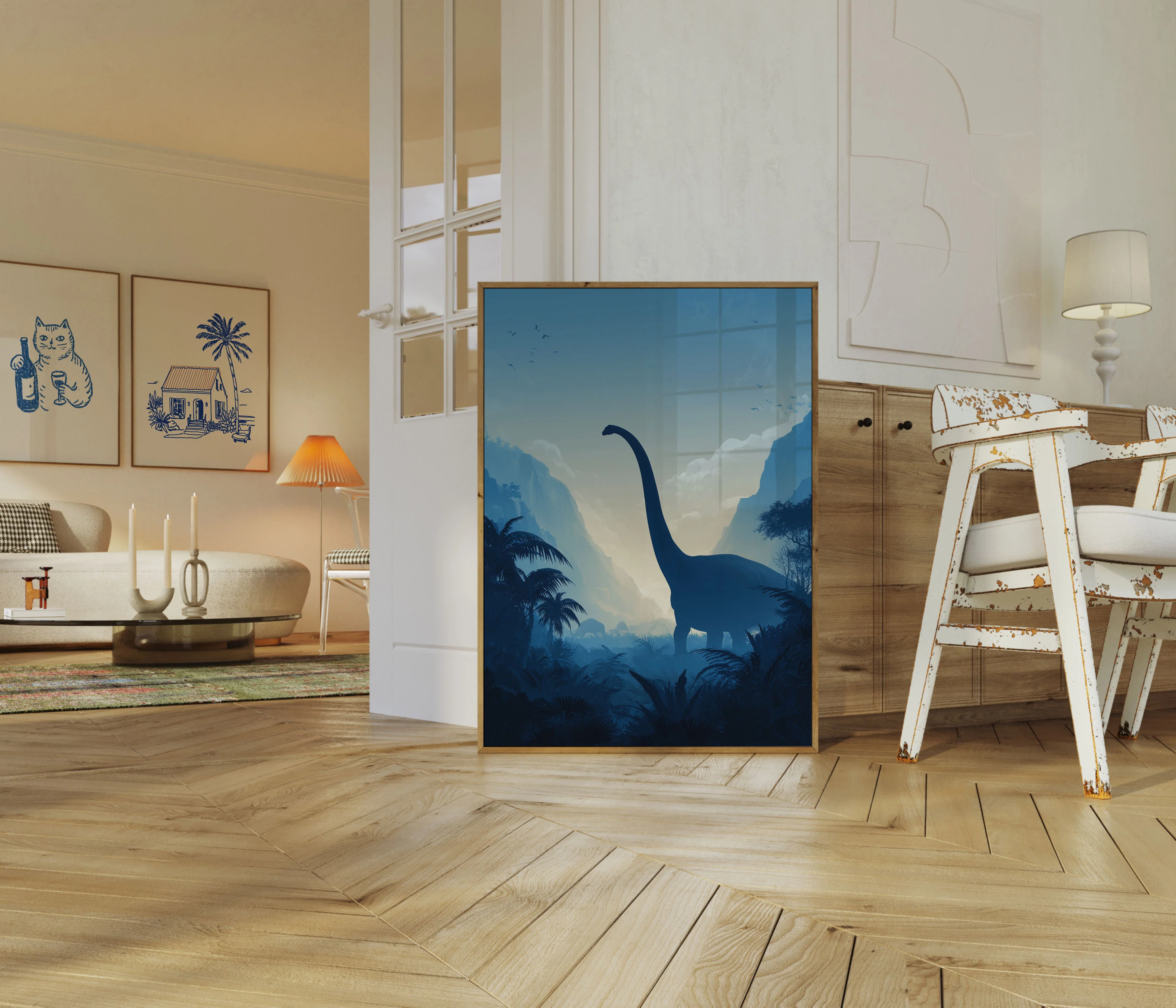 Prehistoric Landscape Dinosaur Poster - Image 5