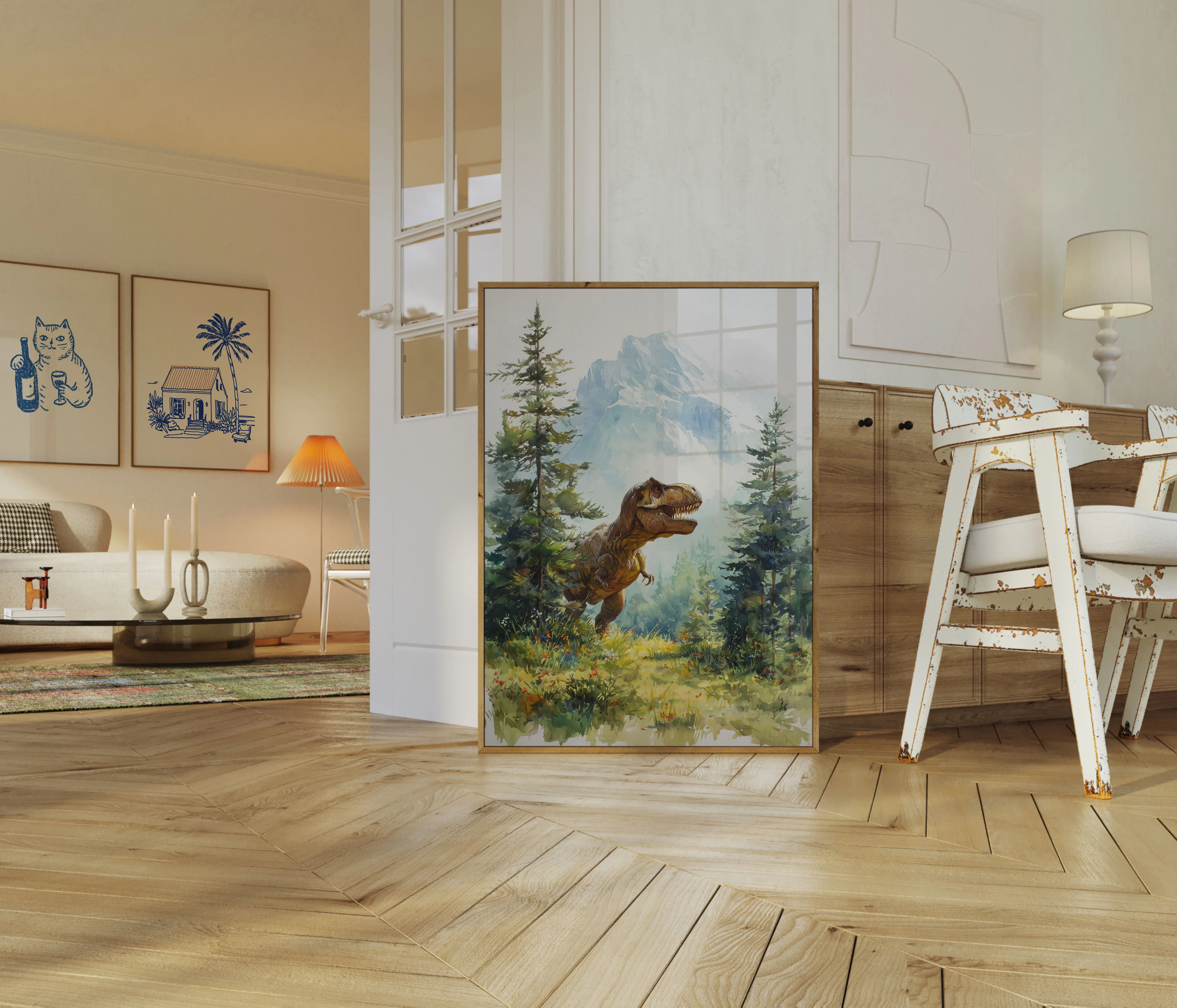 Prehistoric Mountain Majesty Poster - Image 5
