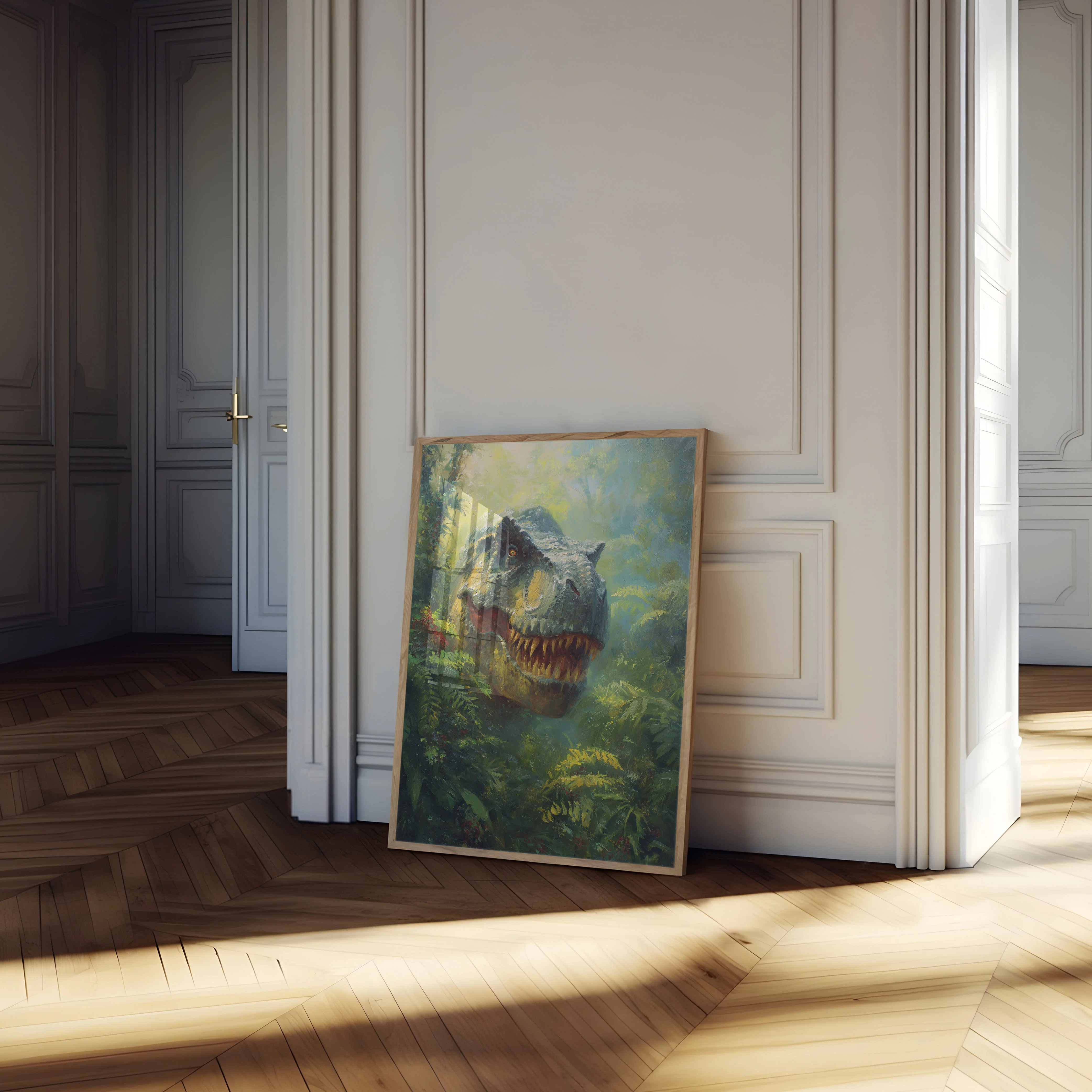 Prehistoric Predator Forest Poster - Image 4