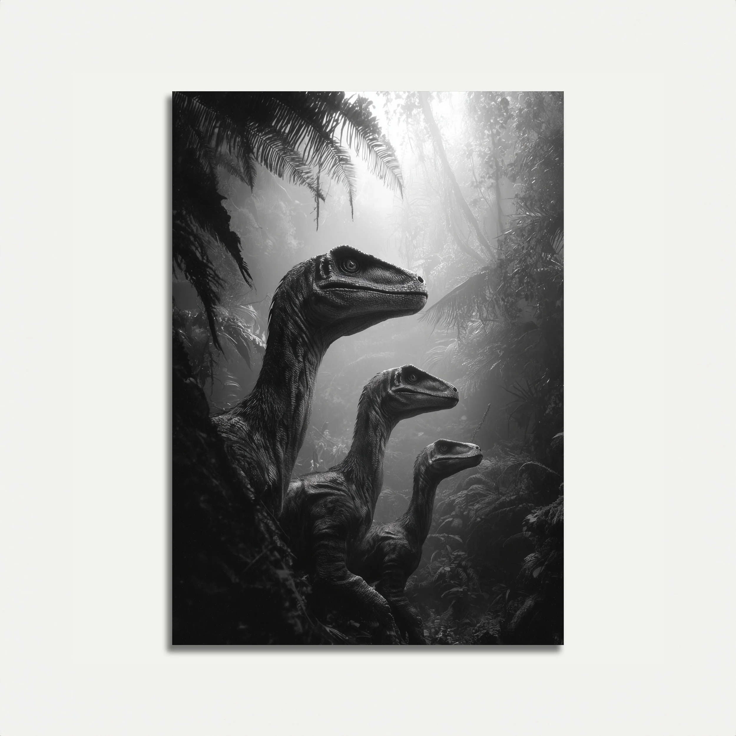 Prehistoric Predators Forest Poster
