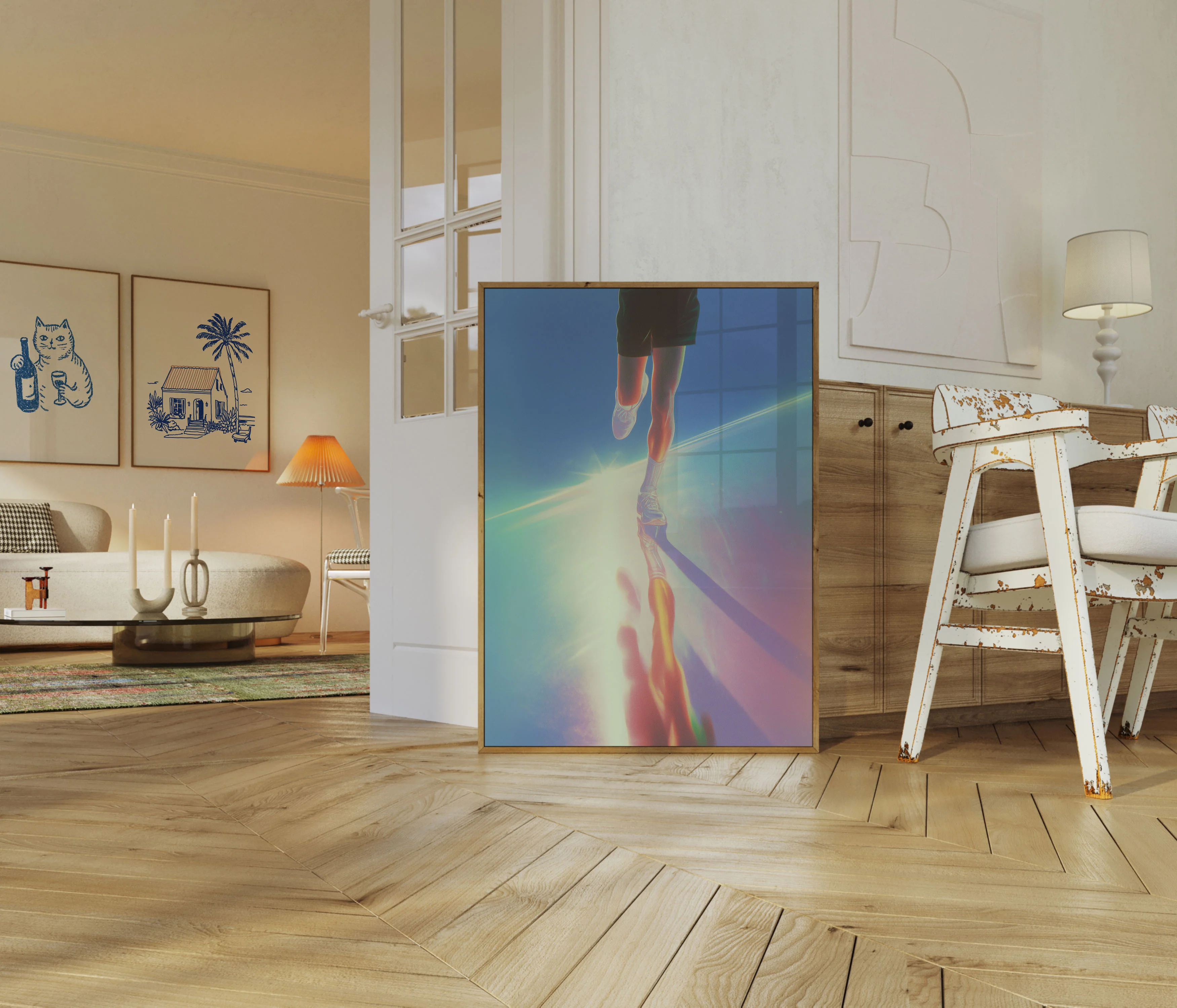 Radiant Runner's Journey Poster - Image 5