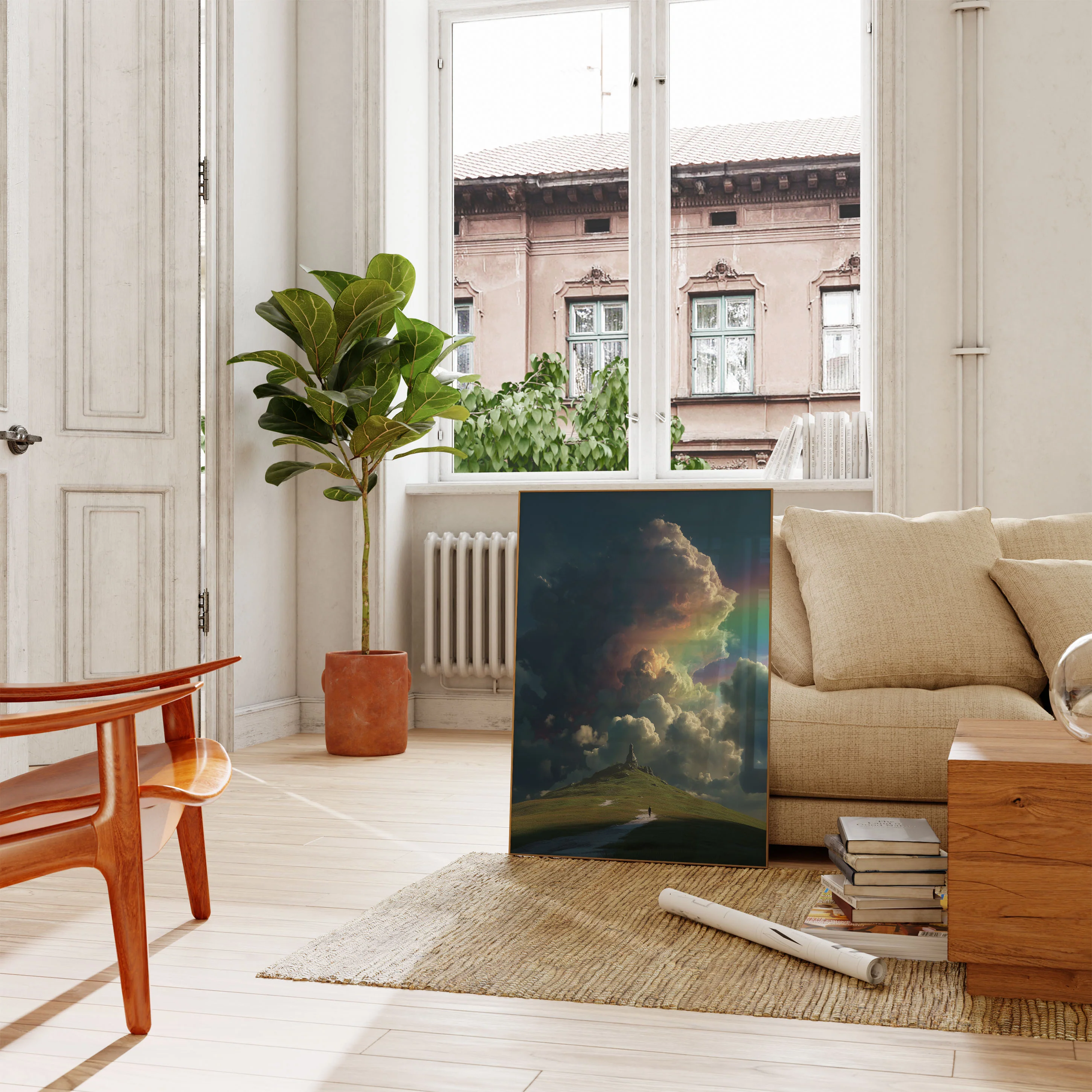 Rainbow Clouds Journey Poster - Image 2