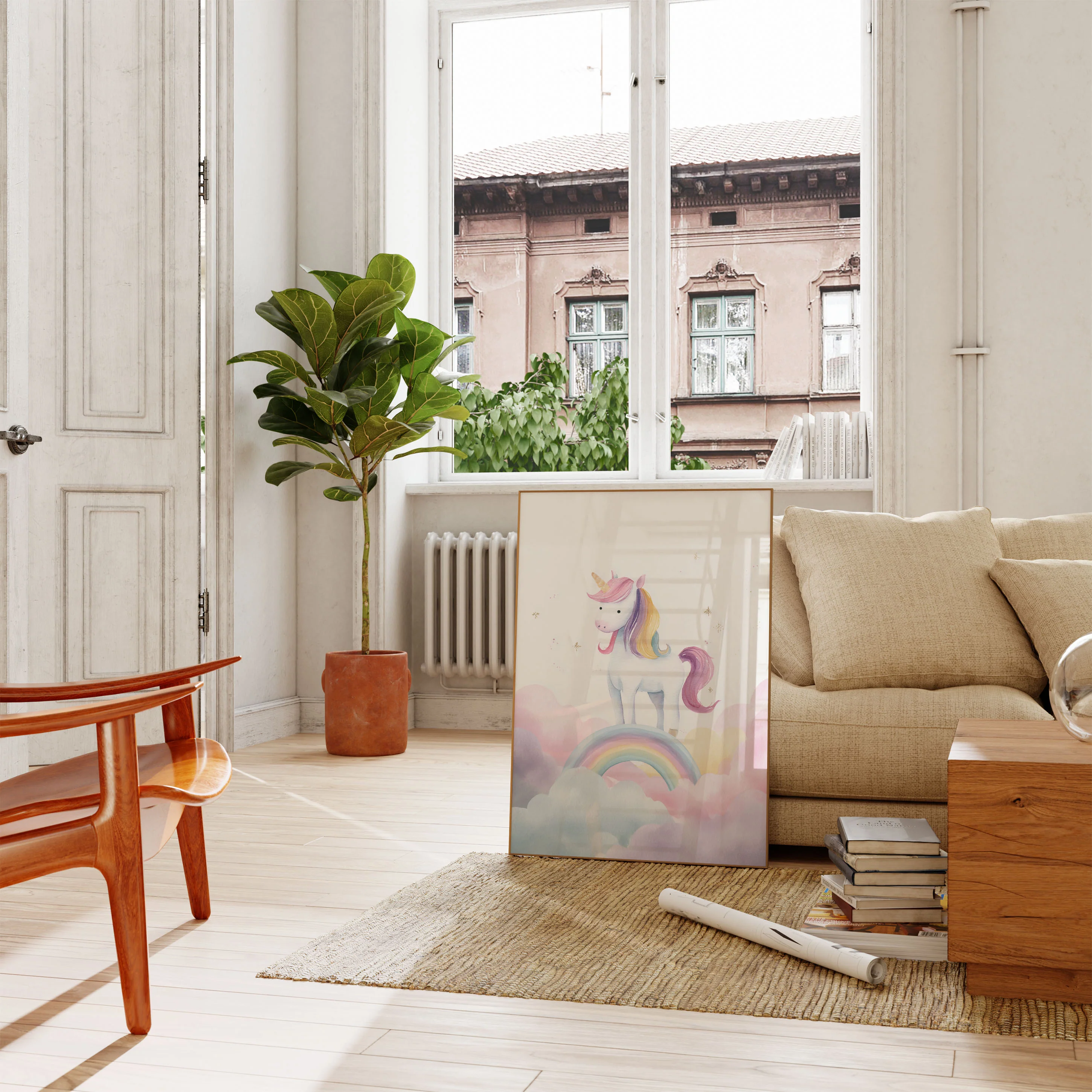 Rainbow Unicorn Magic Poster - Image 2