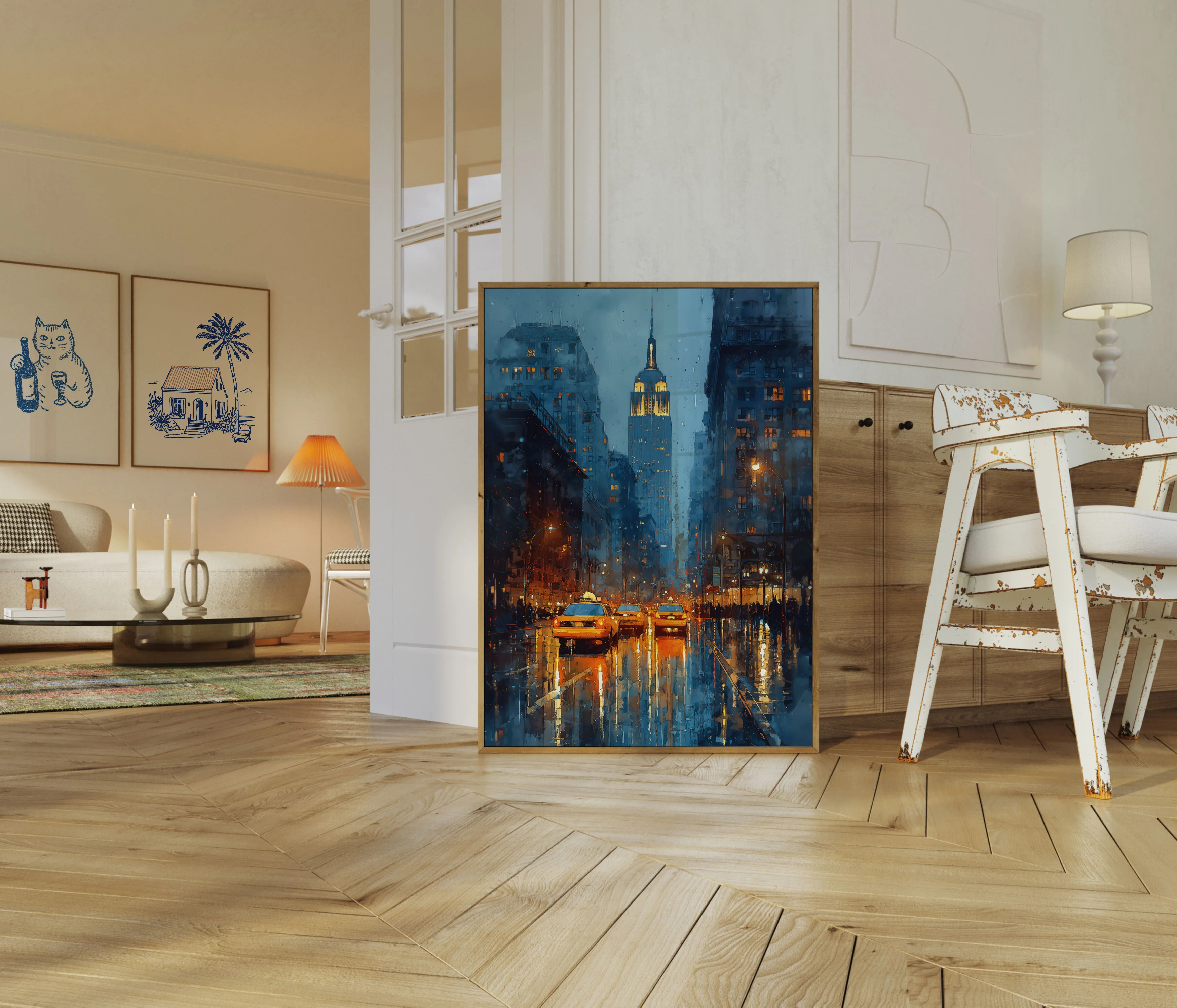 Rainy New York City Nights Poster - Image 5