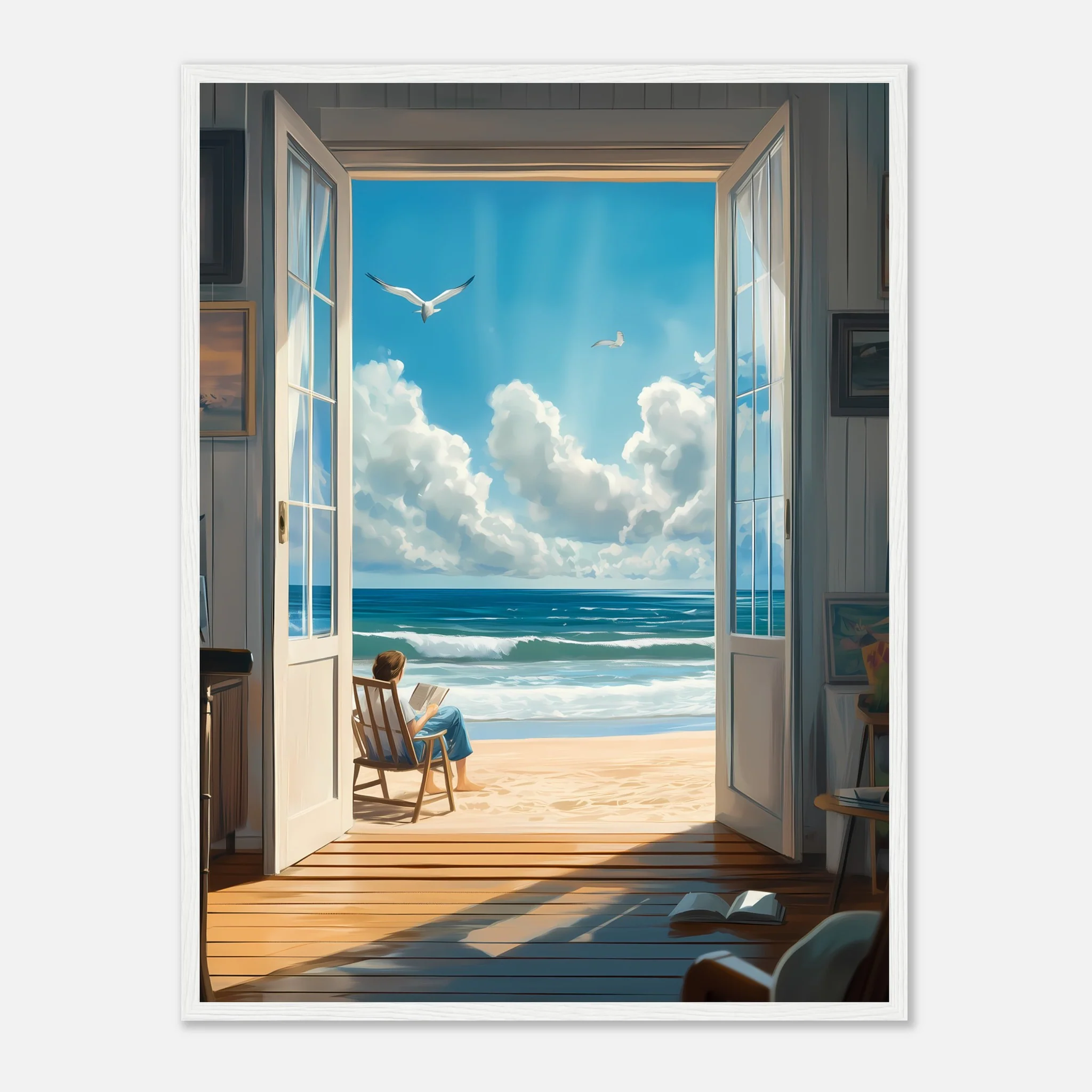 Reading by Shore – Poster - Image 10