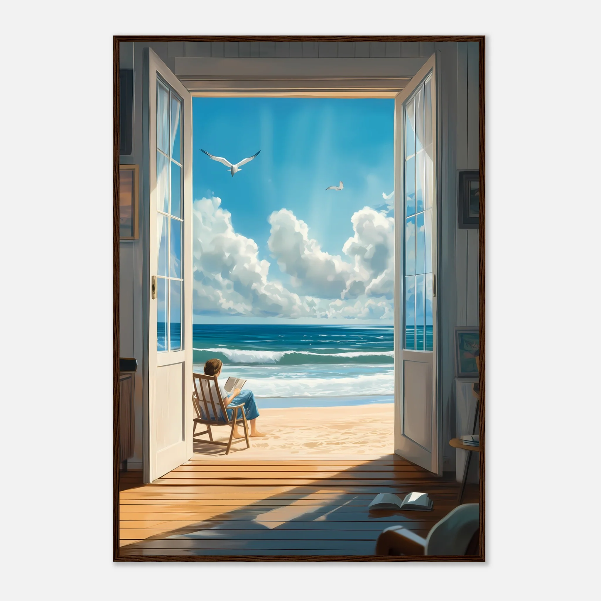 Reading by Shore – Poster - Image 28