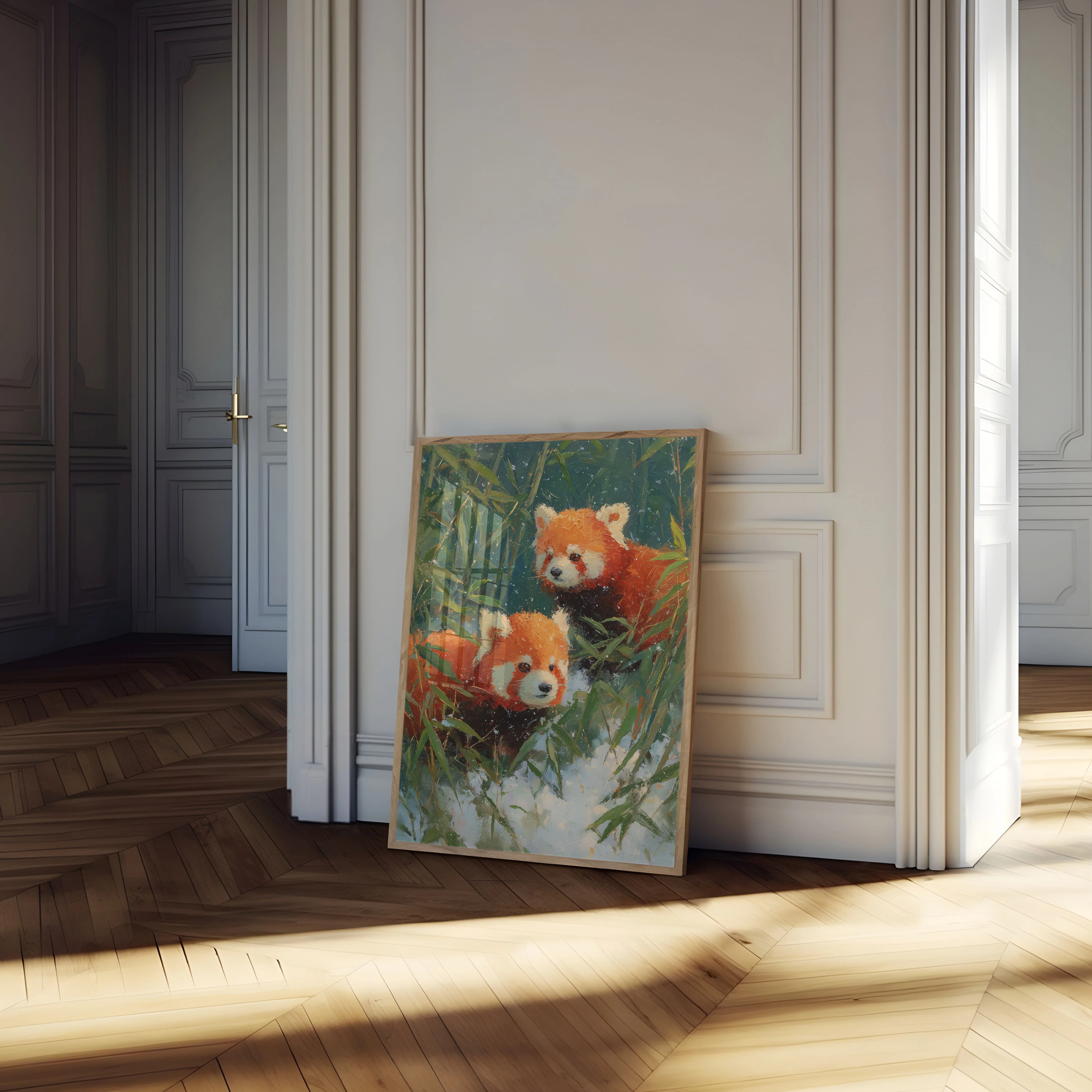 Red Pandas in Bamboo Forest Poster - Image 4