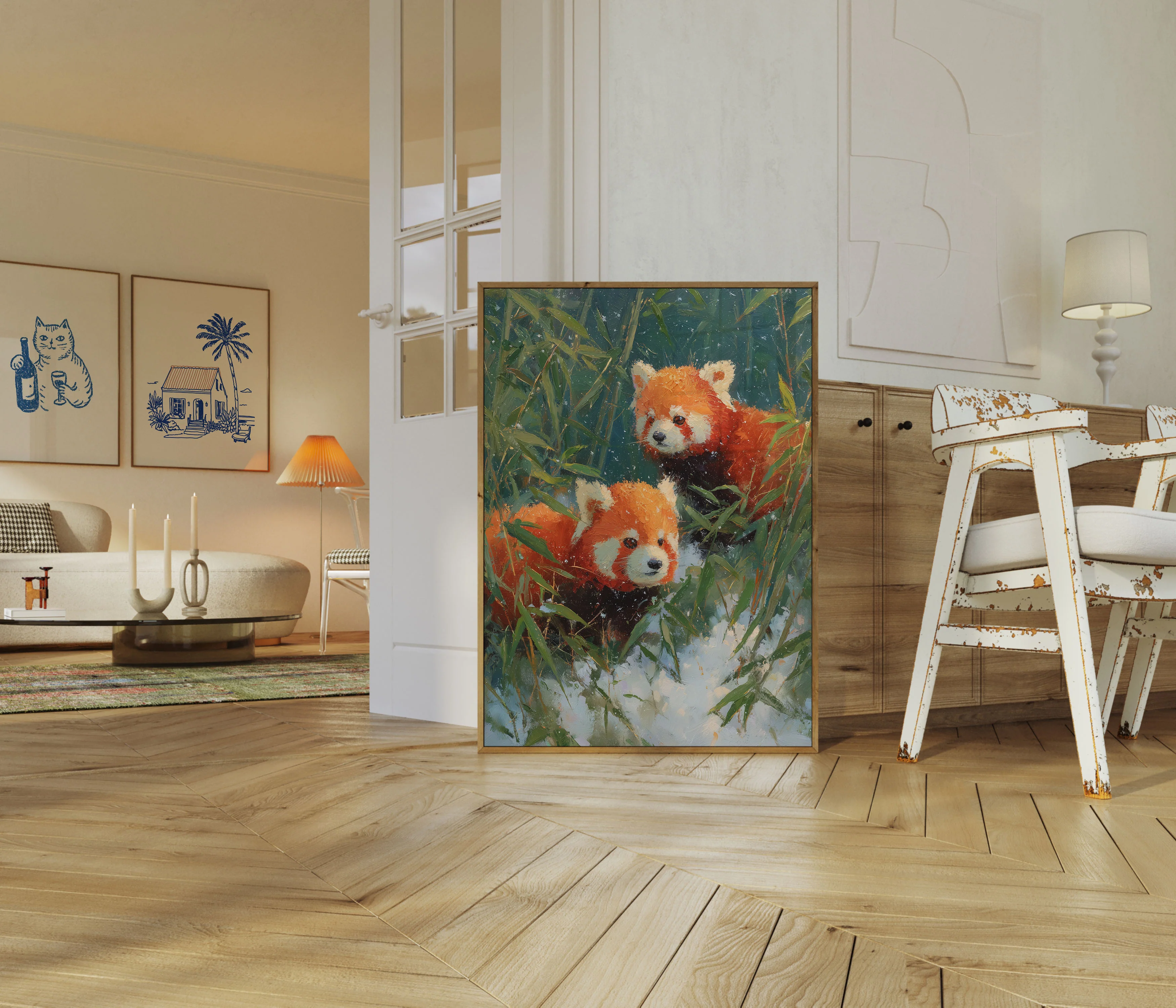 Red Pandas in Bamboo Forest Poster - Image 5