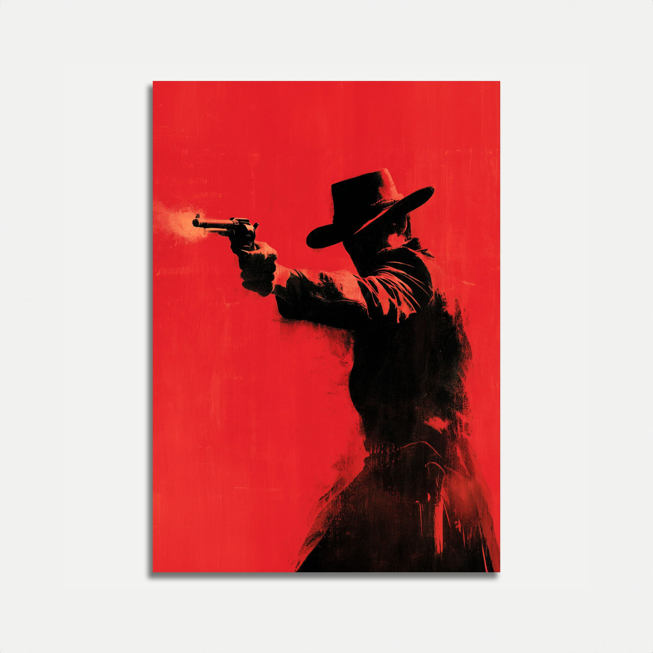 Red West Gunslinger Poster