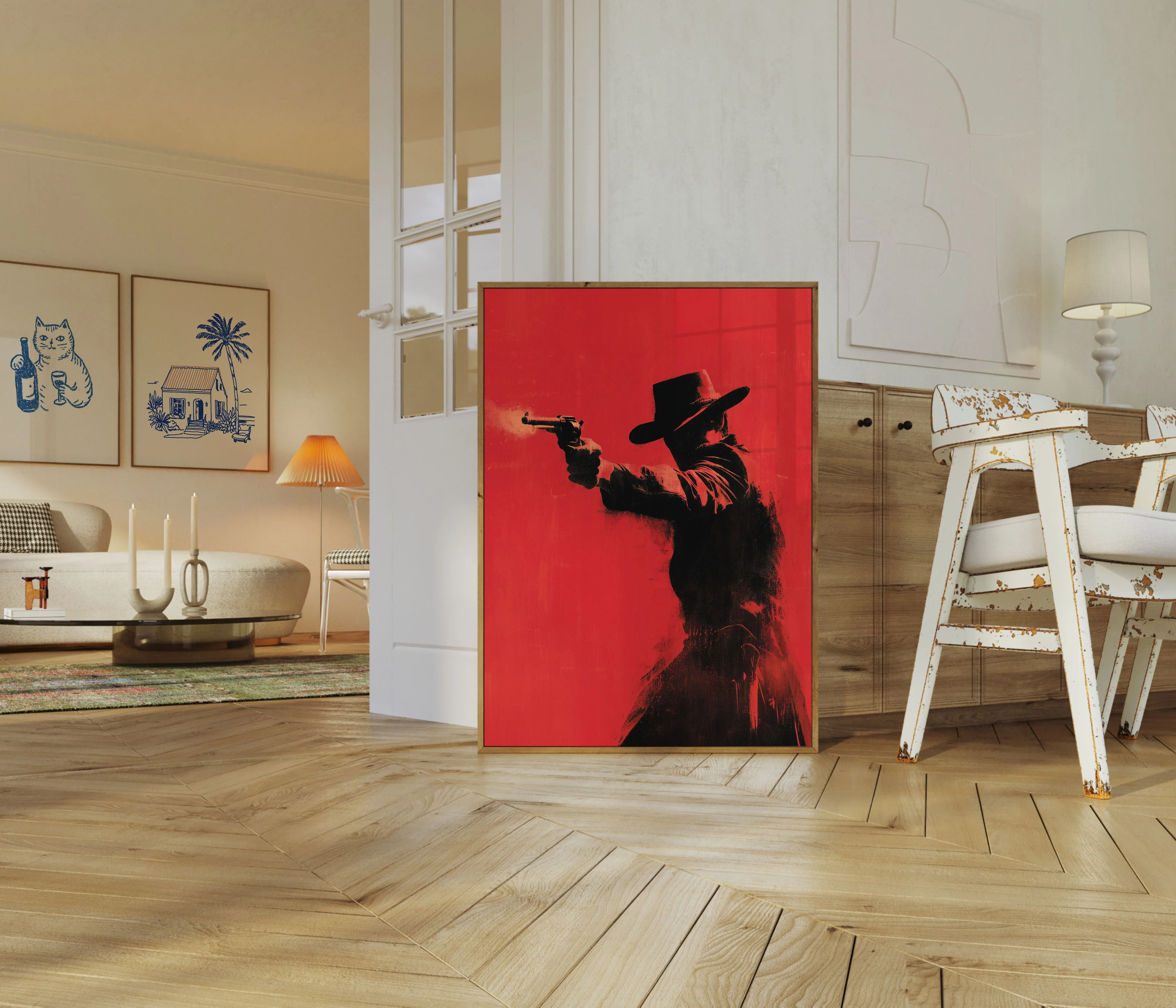 Red West Gunslinger Poster - Image 5