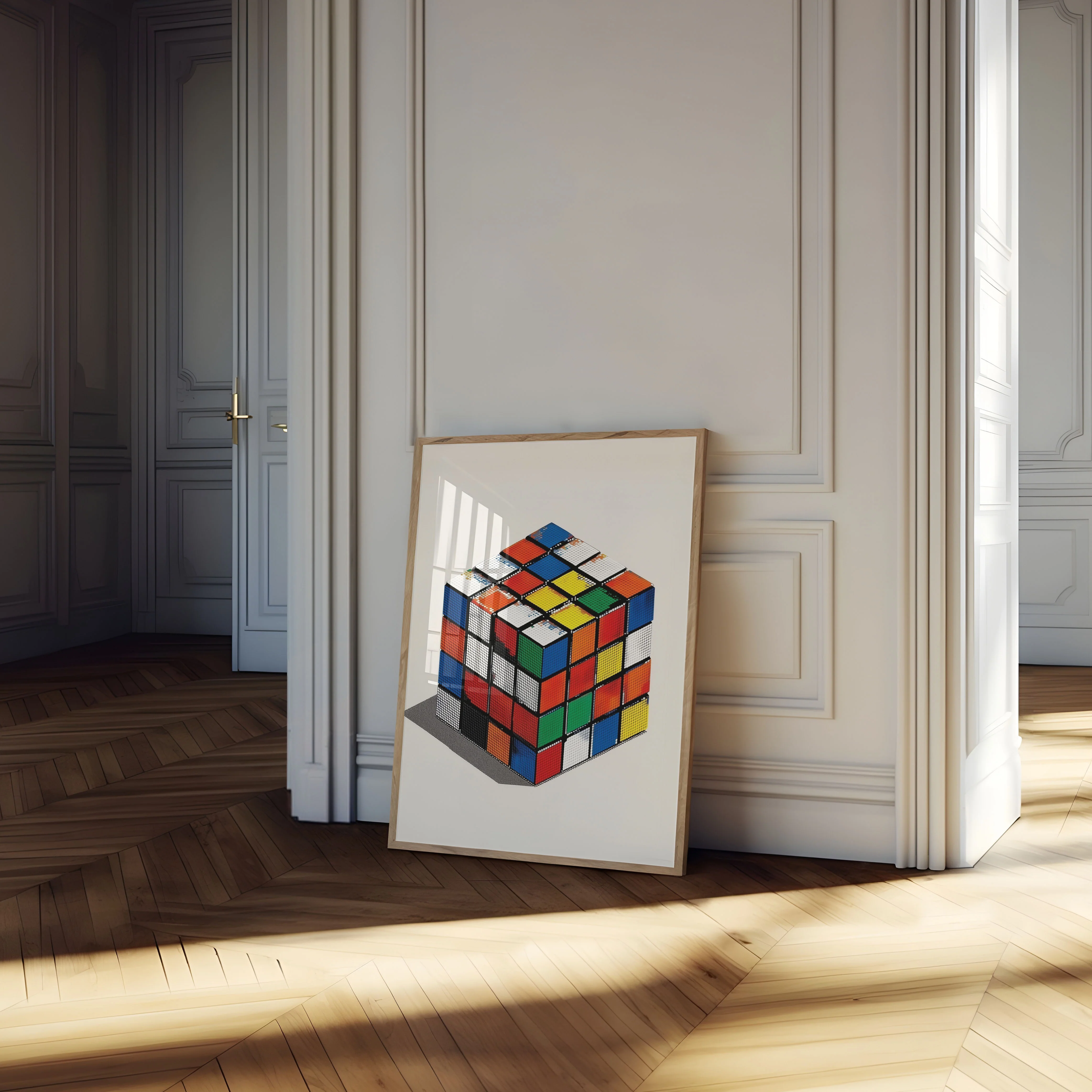 Retro Cube Puzzle Poster - Image 4