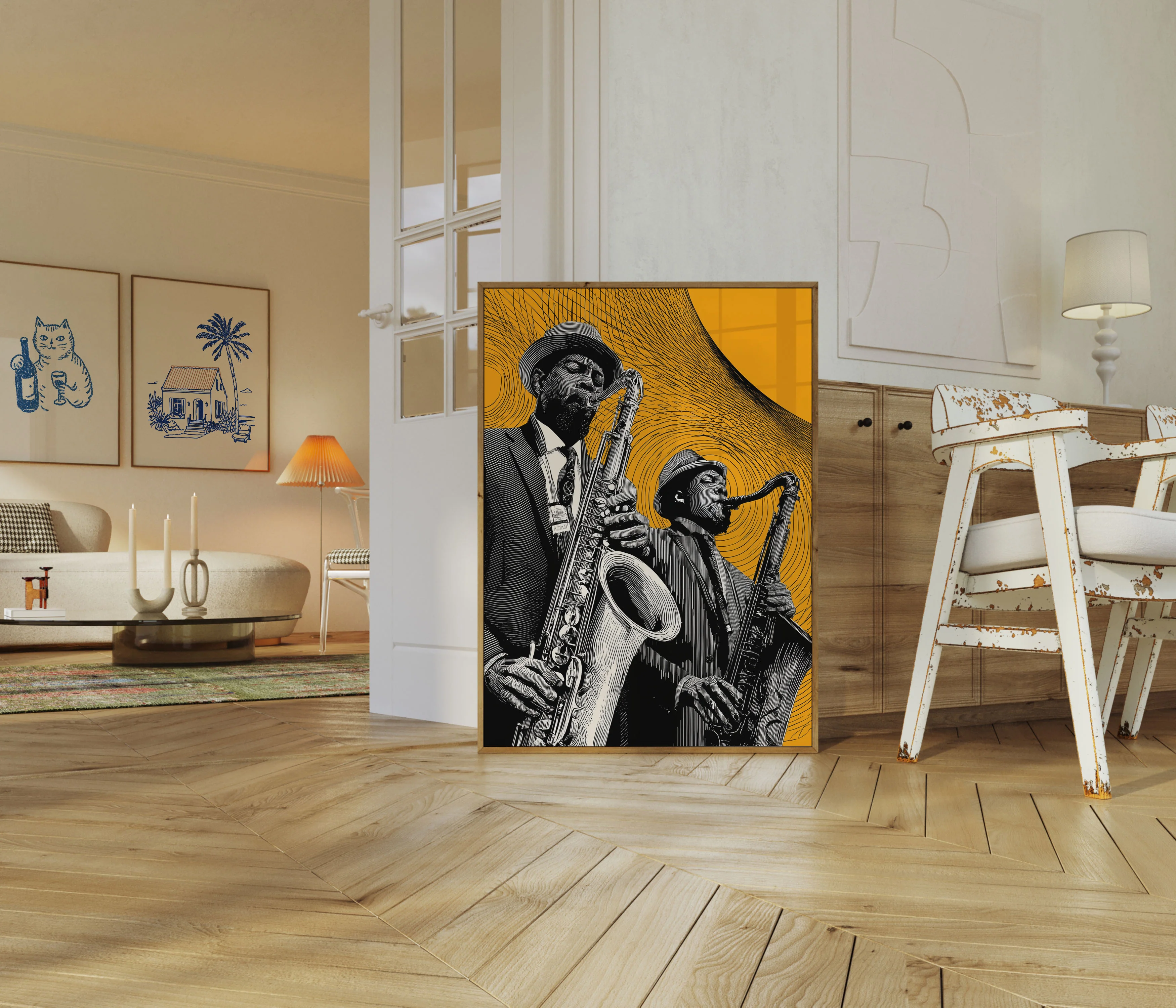 Rhythmic Jazz Saxophone Legends Poster - Image 5